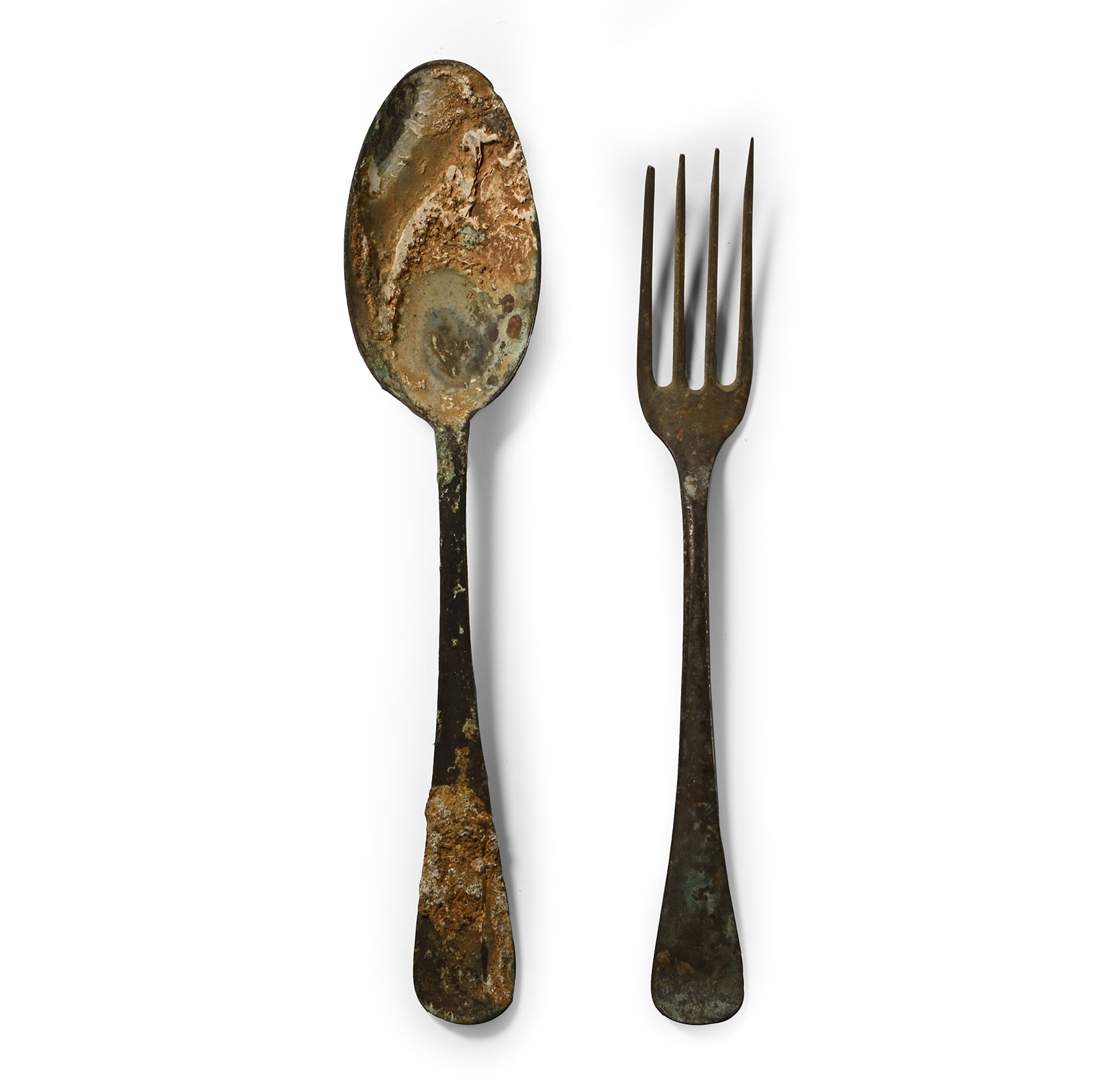 'Nuestra Senora de la Luz' Shipwreck Spoon and Fork Set