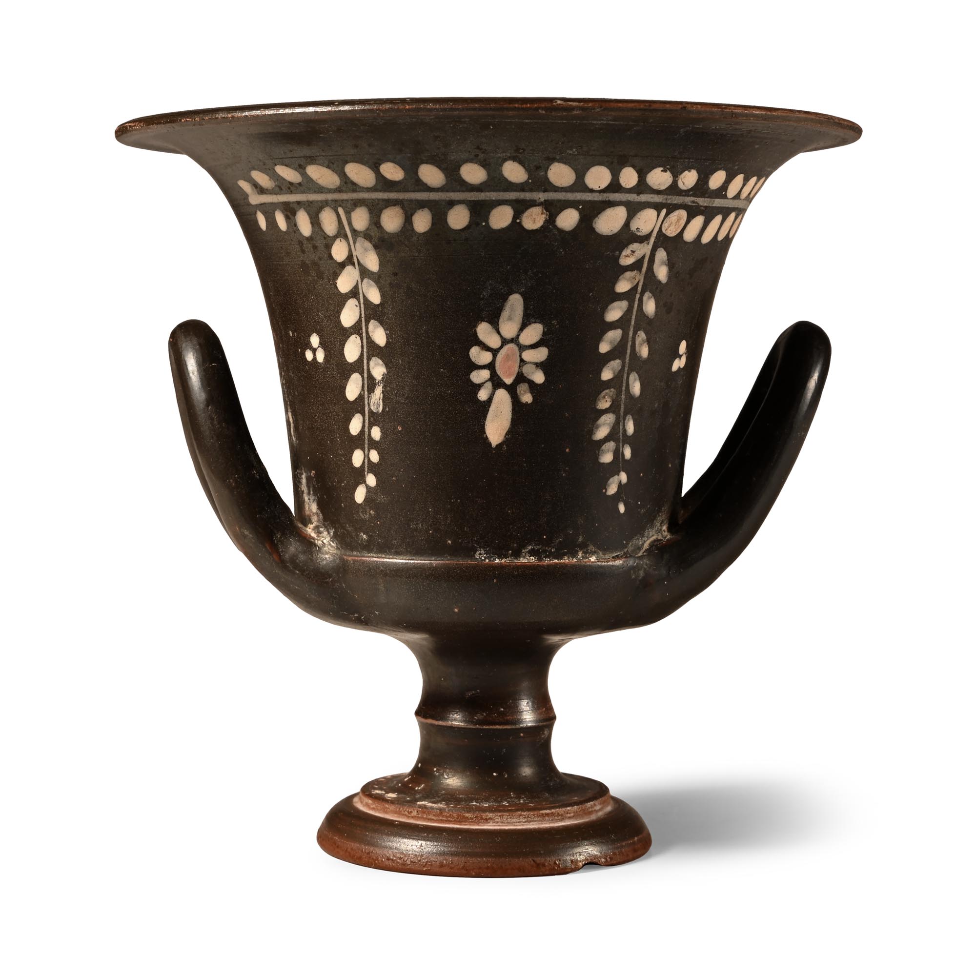 Greek Apulian Gnathian Ware Calyx Krater