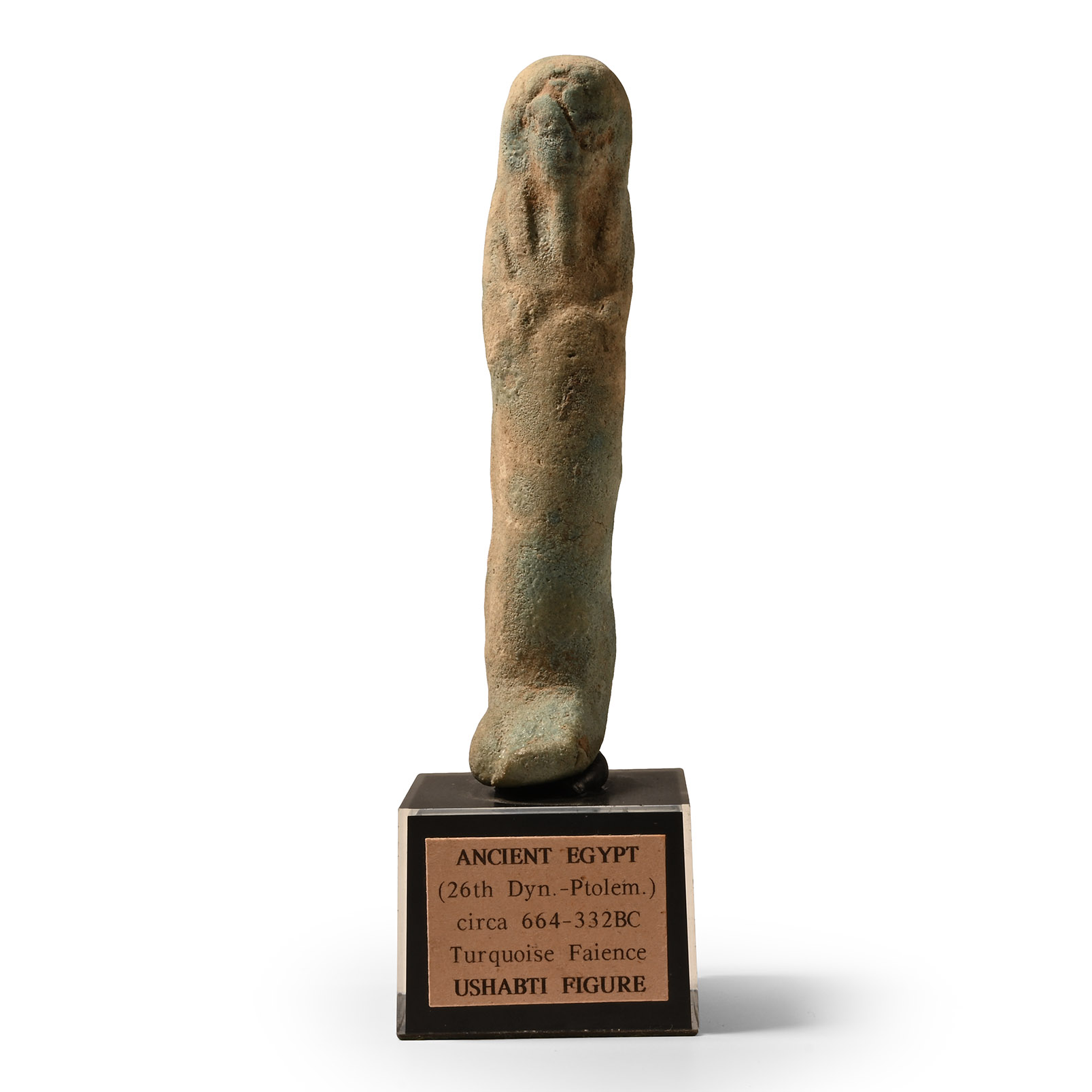 Egyptian Faience Blue Glazed Shabti