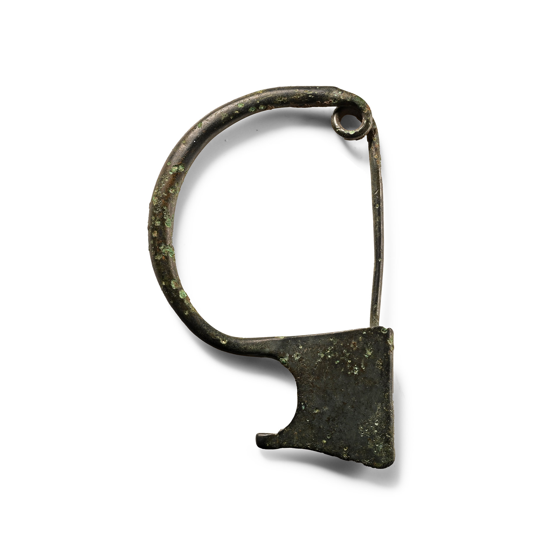 Greek Bronze Bow Brooch