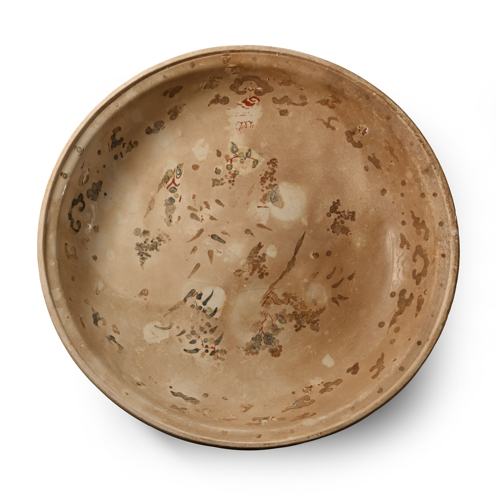 Massive Hoi An Shipwreck Glazed Blue and White Dish