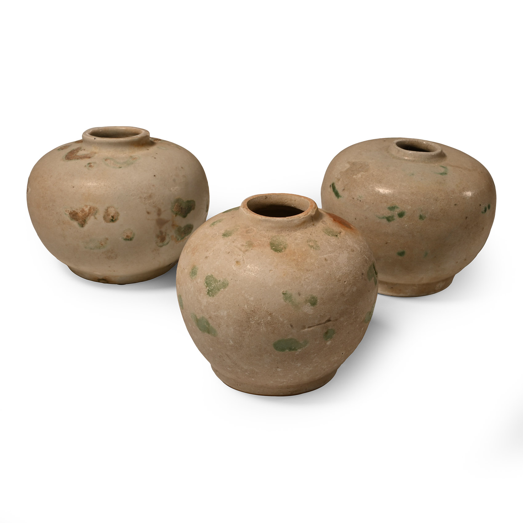 Hoi An Cargo Shipwreck Glazed Polychrome Jarlet Group
