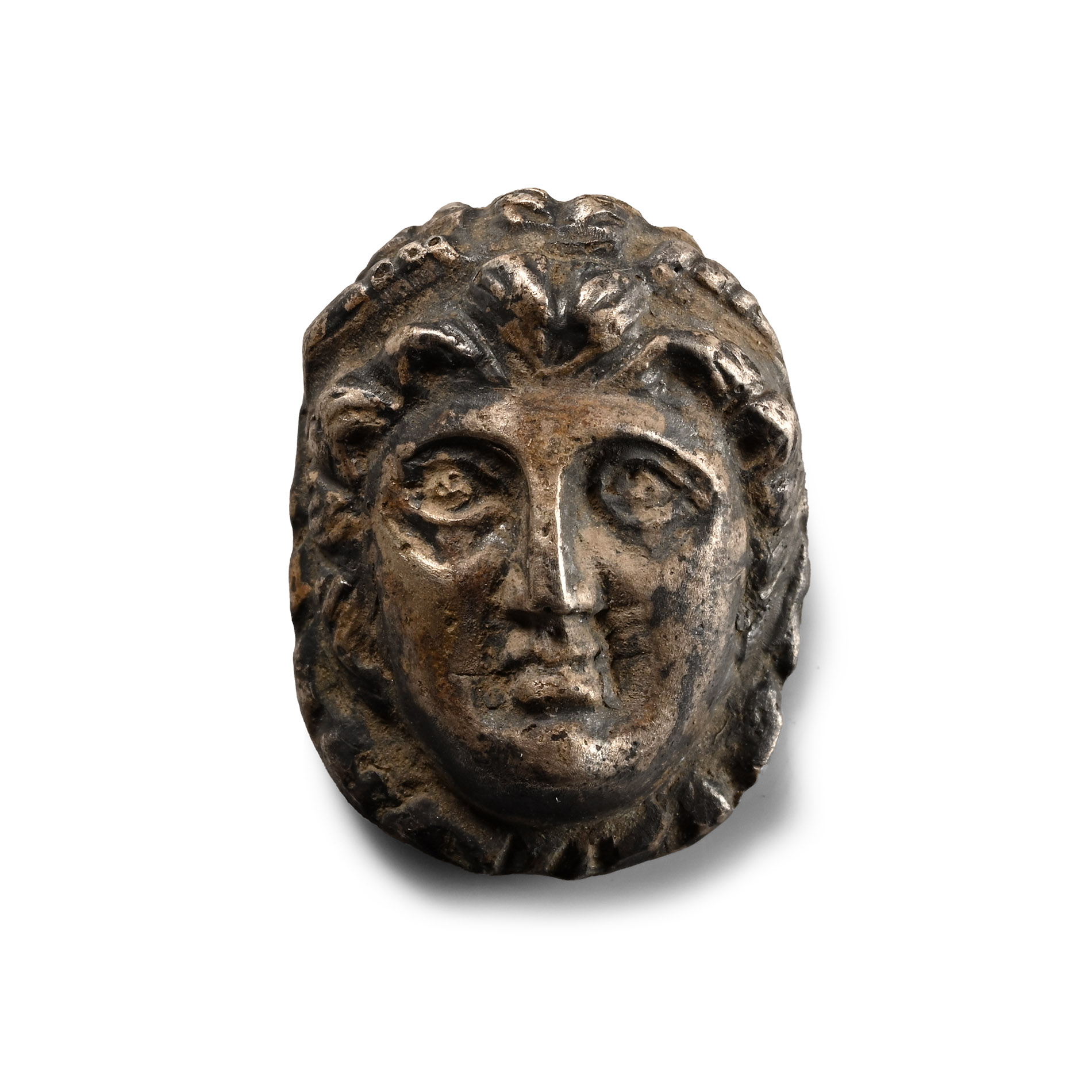 Roman Silver Applique Mask