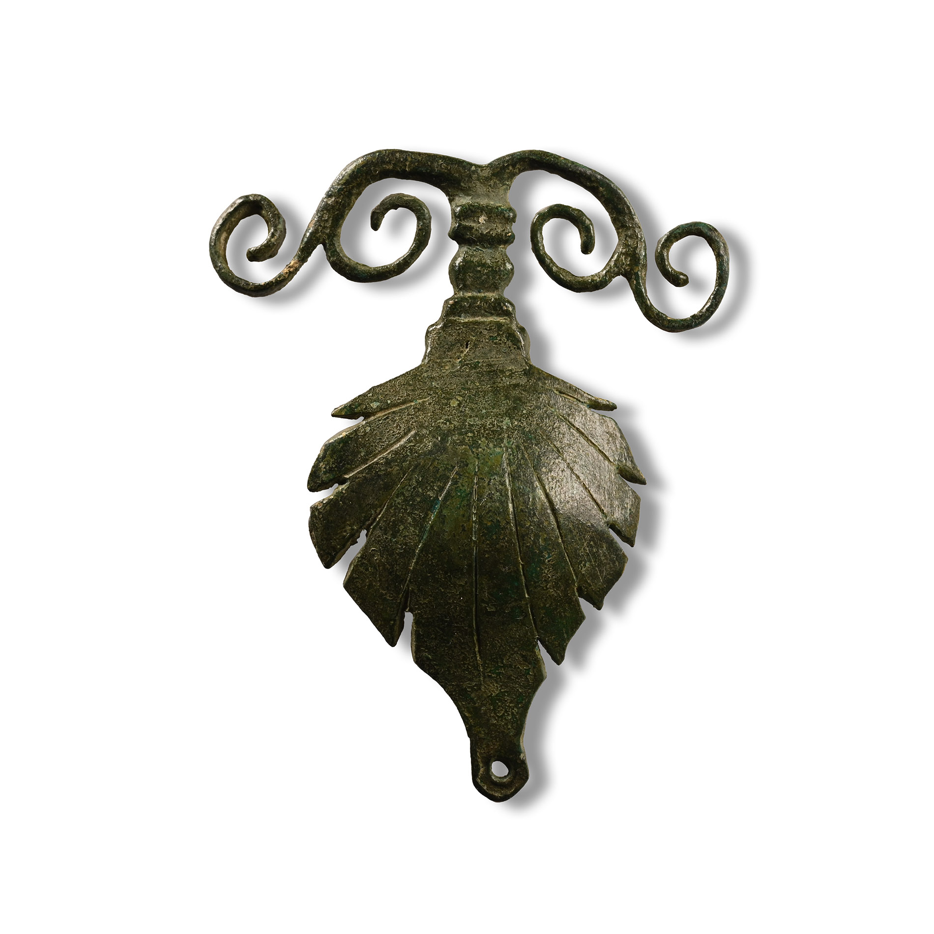 Roman Bronze Military Mount From a Pompeii Gladius Scabbard