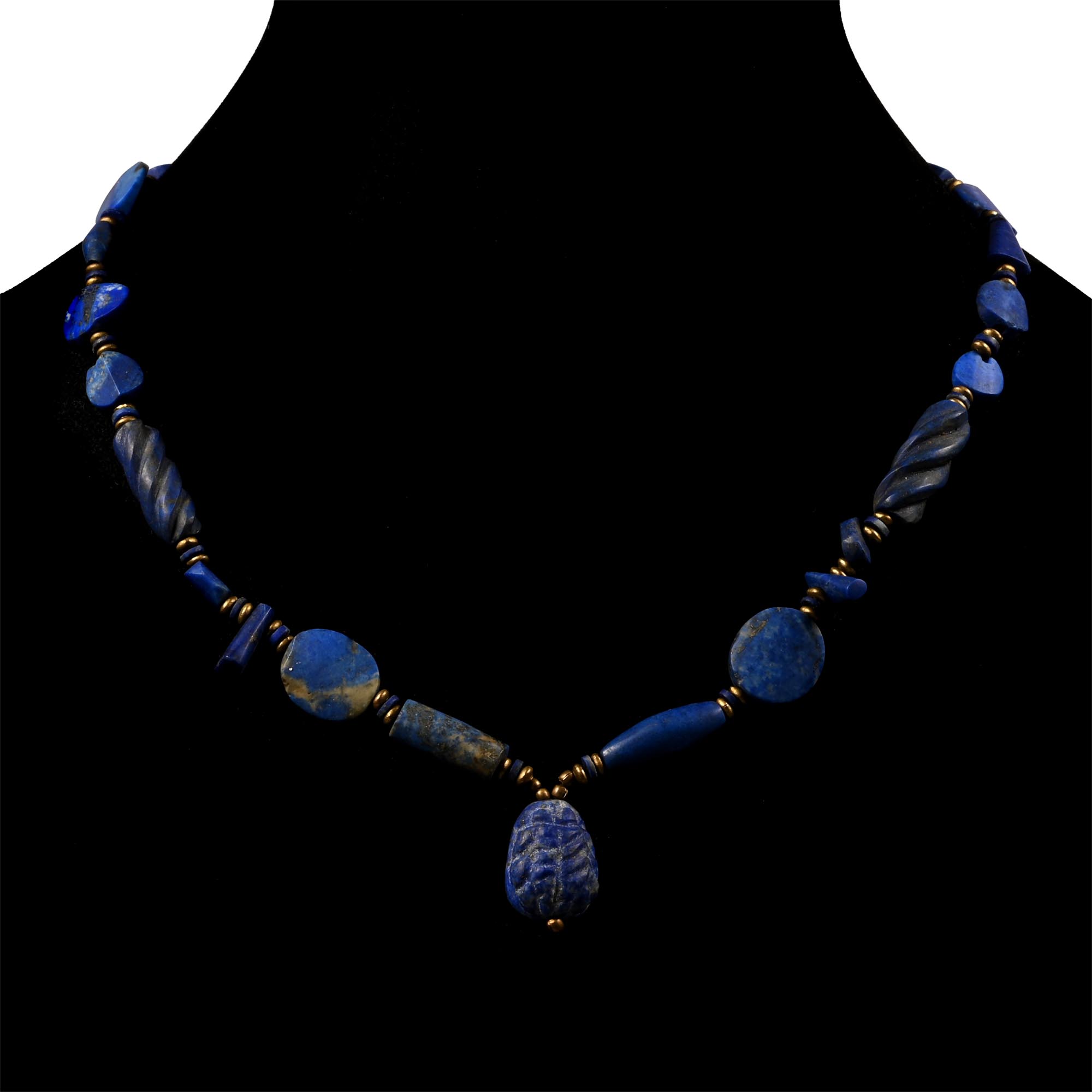 Lapis Lazuli Bead Necklace String