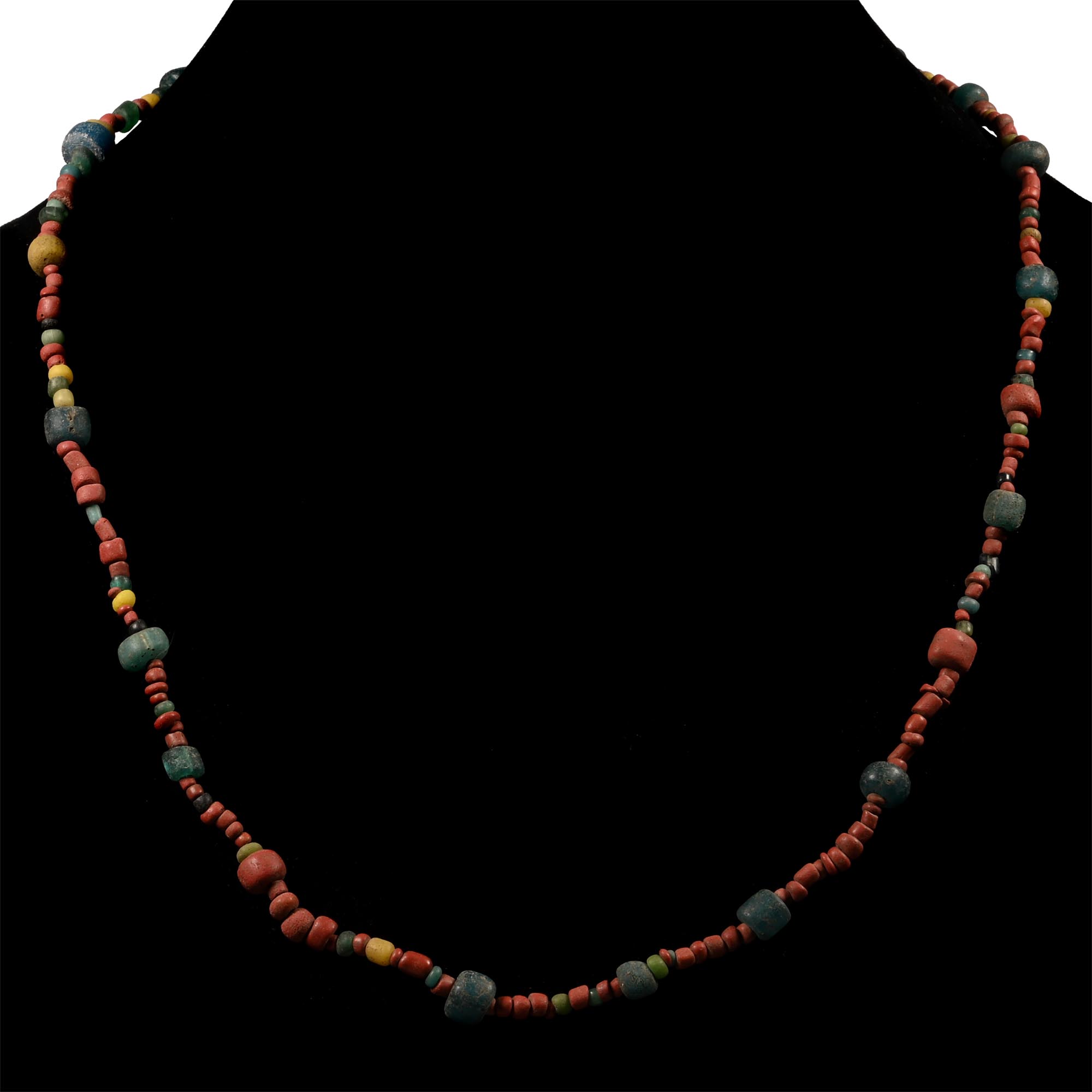 Western Asiatic Glass Bead Necklace String