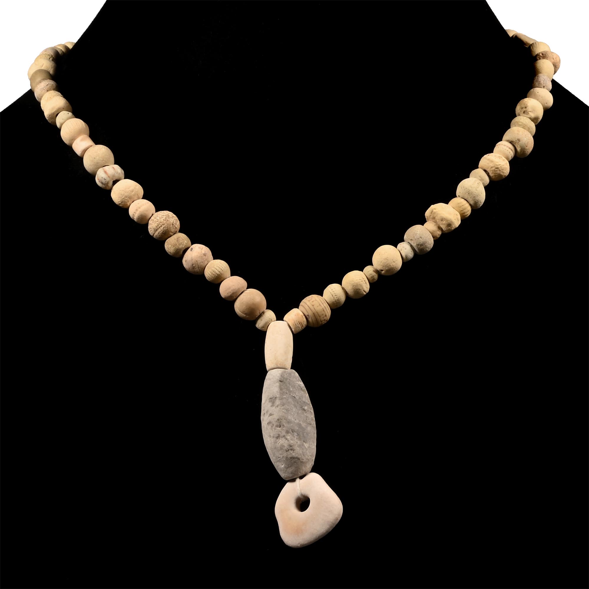 Western Asiatic Faience Bead Necklace String
