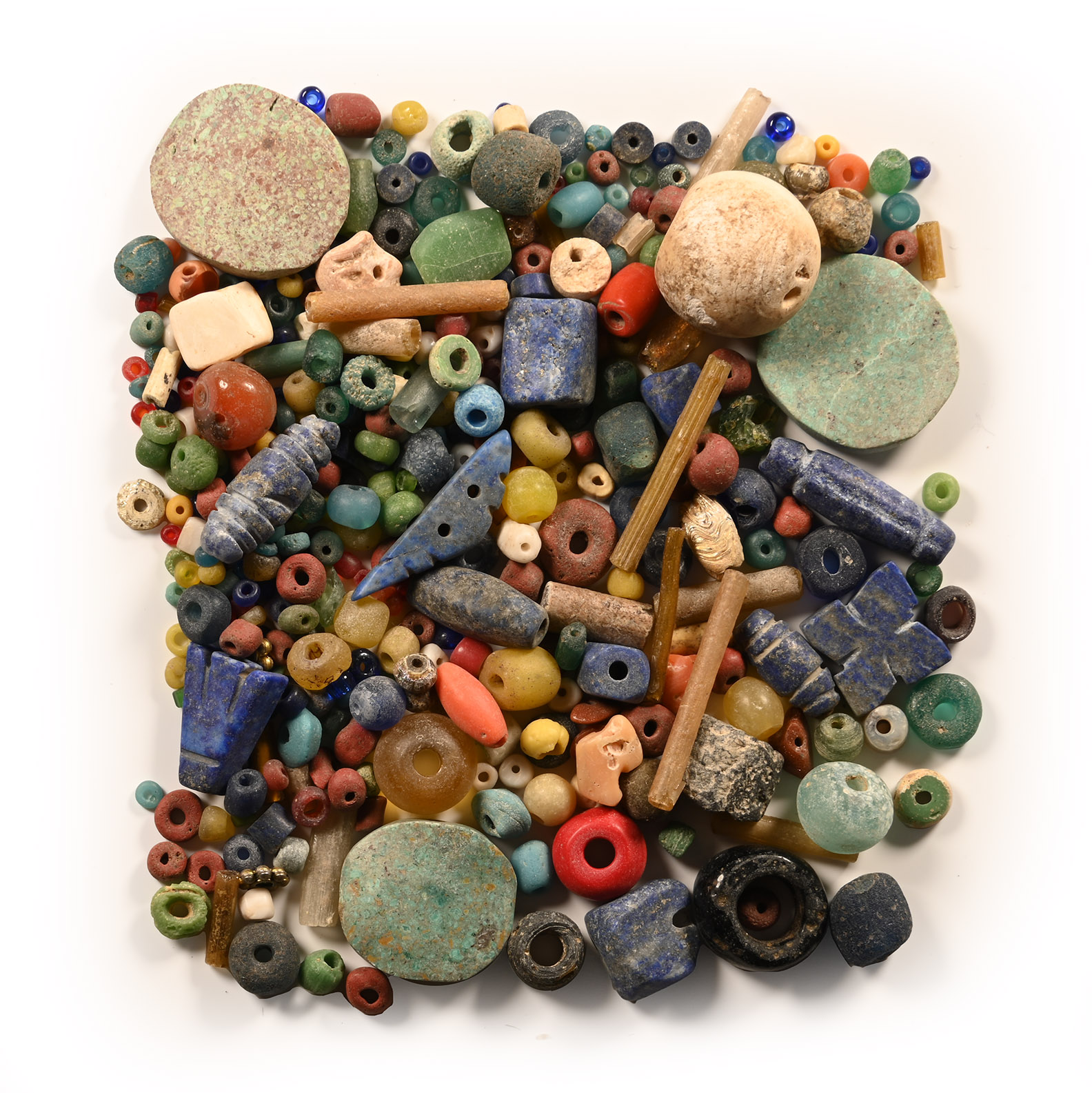 Mixed Ancient Necklace Bead Group