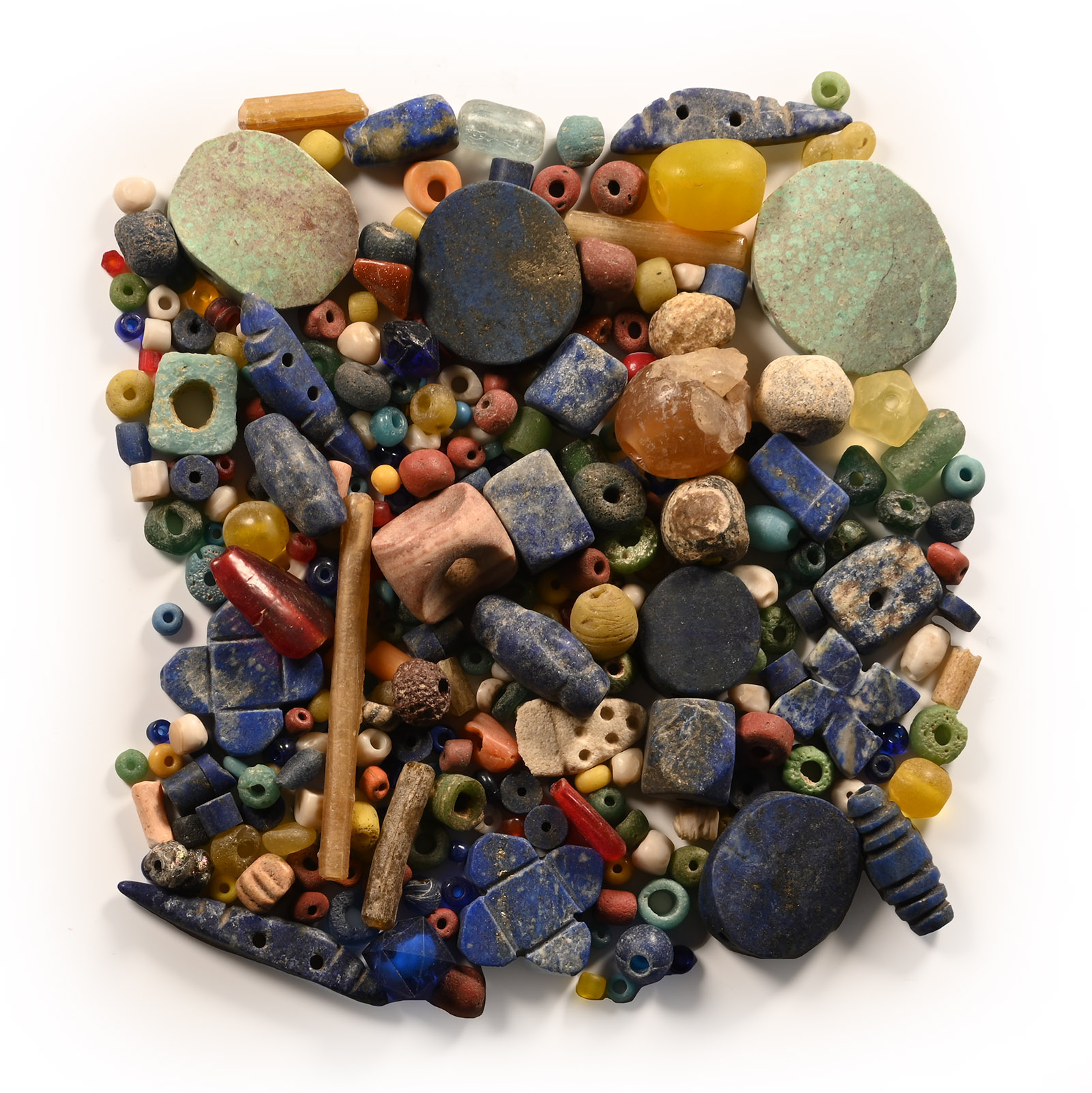 Mixed Ancient Necklace Bead Group