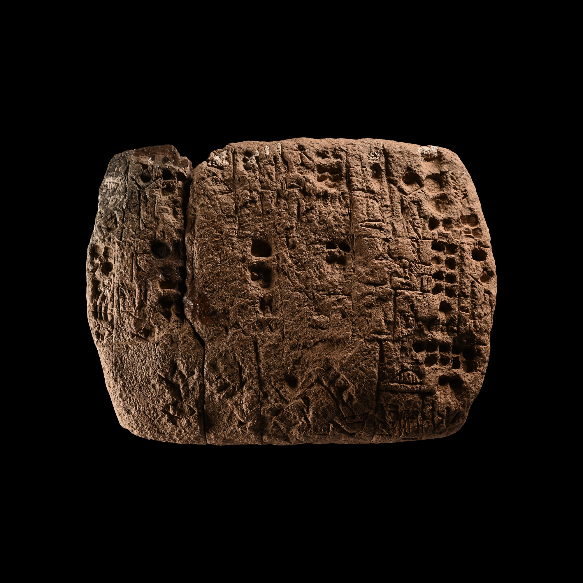 Proto-Sumerian Terracotta Pictographic Tablet