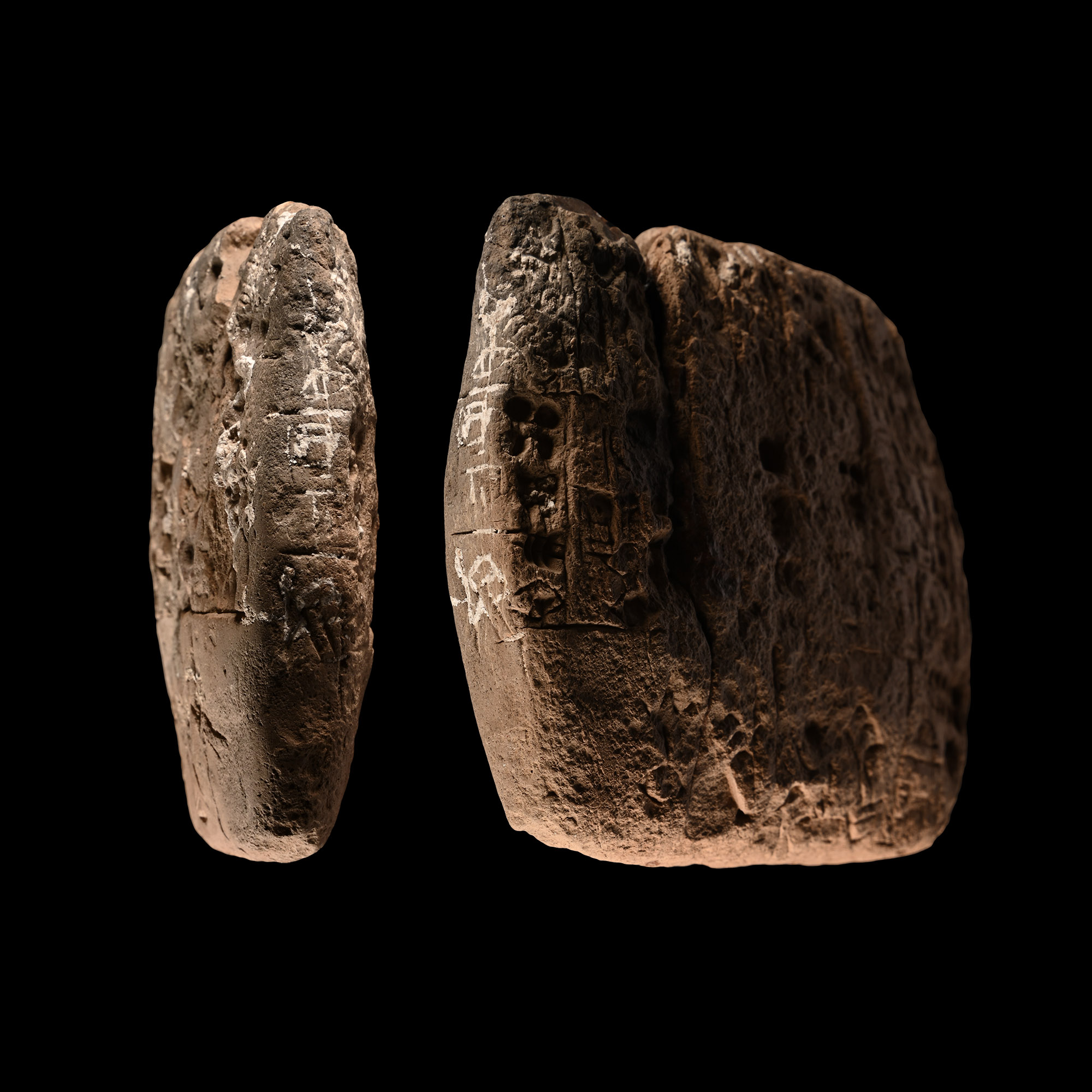 Proto-Sumerian Terracotta Pictographic Tablet