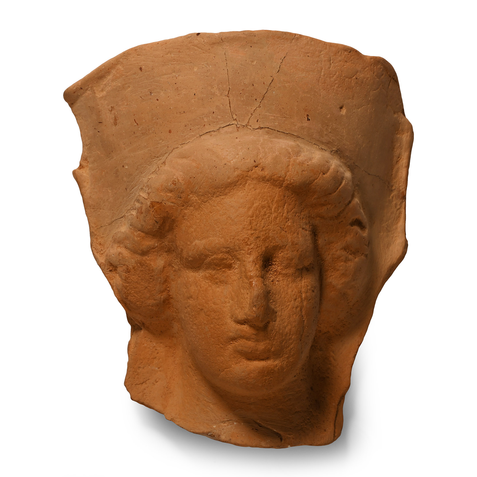 Greek Terracotta Protome Mask