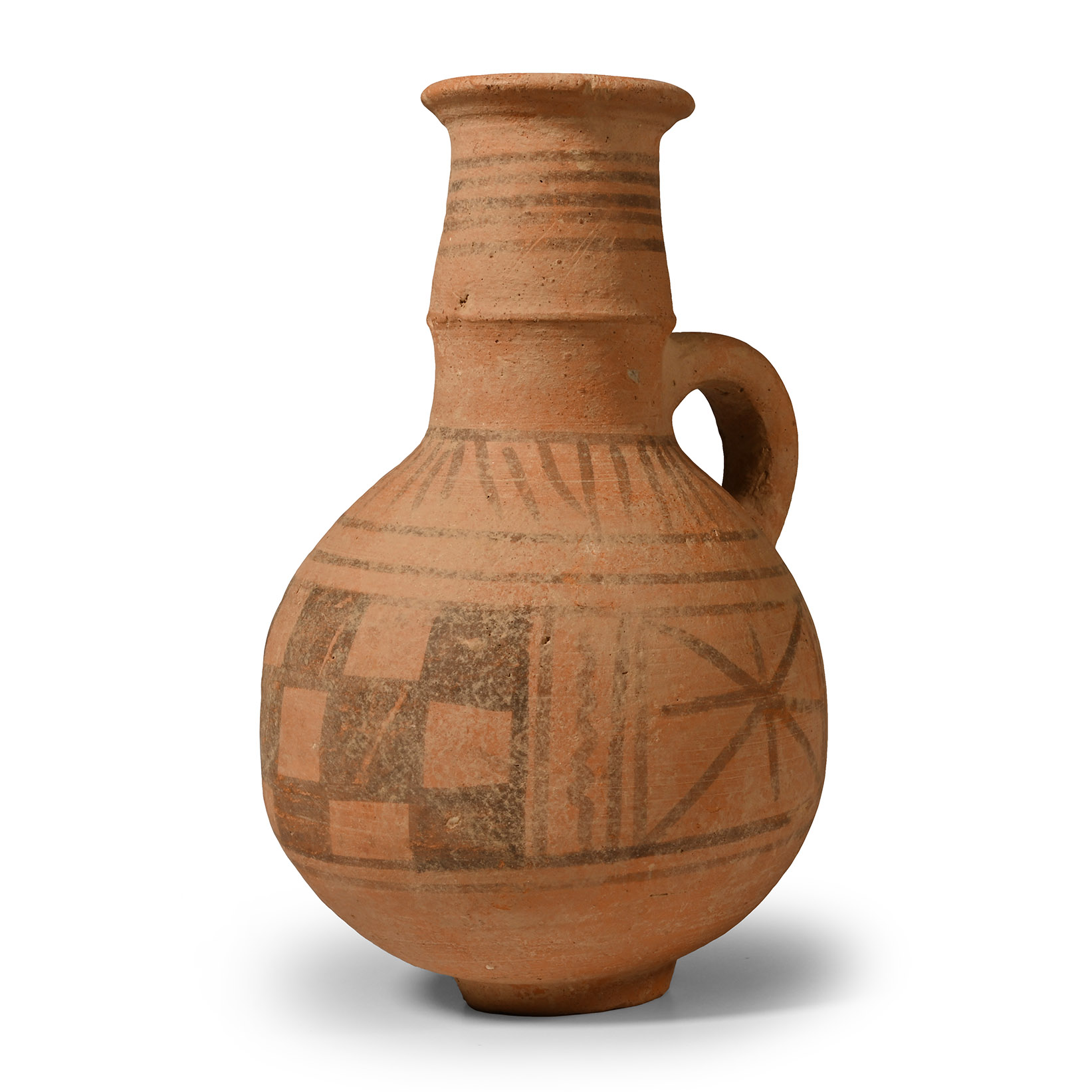 Phoenician Painted Terracotta Wine Jug
