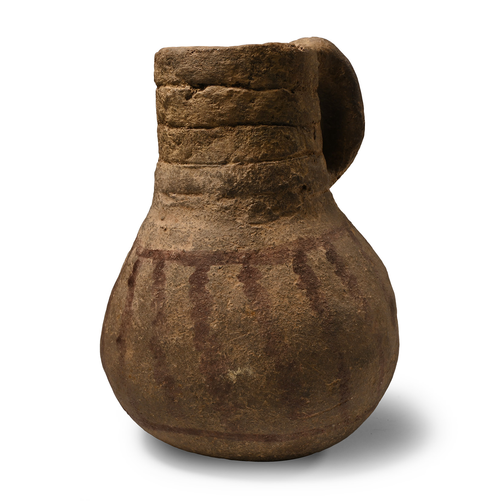 Pre-Columbian Anasazi Painted Ceramic Handled Jug