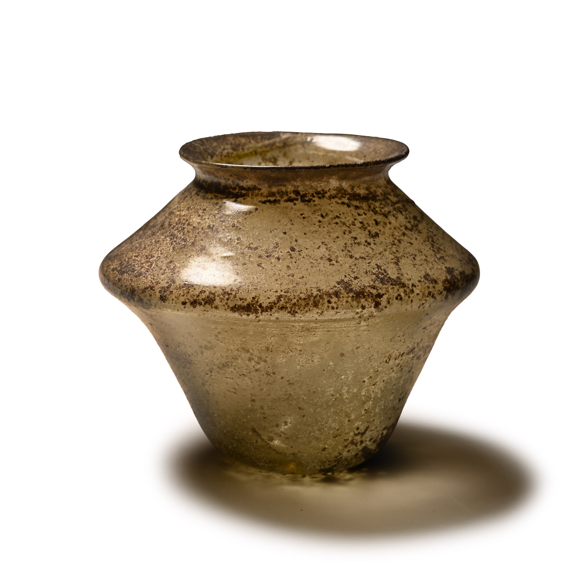 Roman Wide-Mouthed Glass Vessel