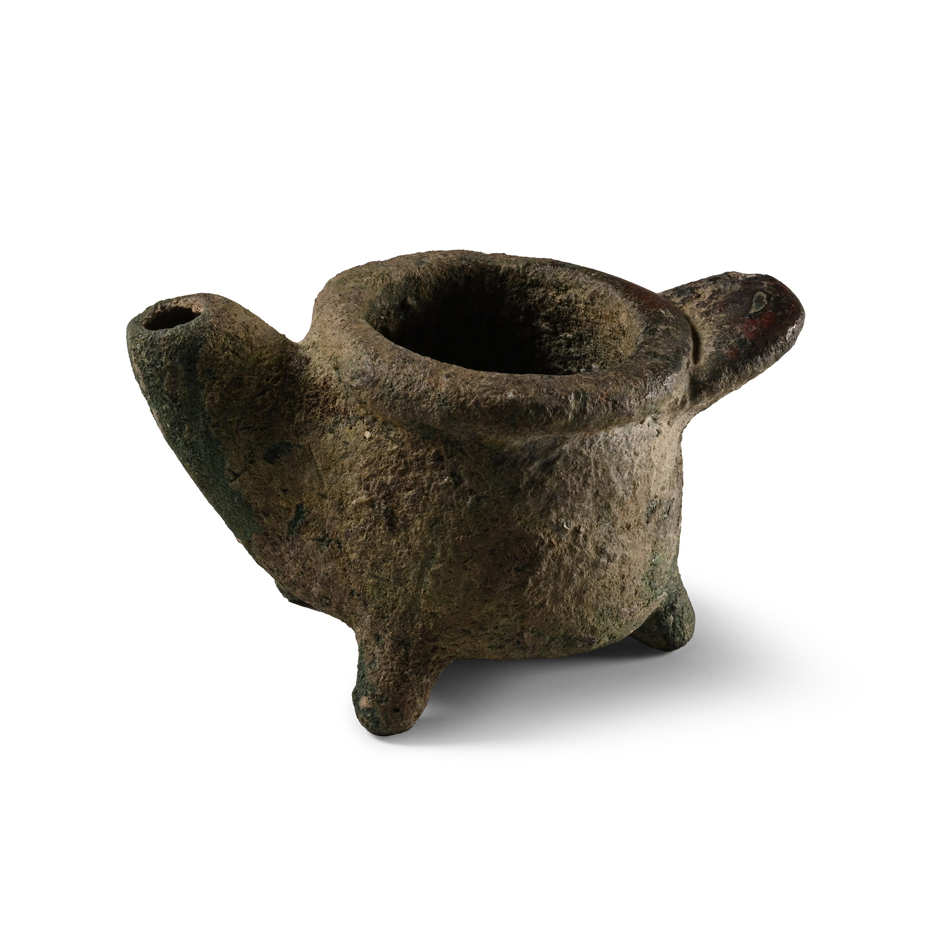 Western Asiatic Spouted Bronze Pot