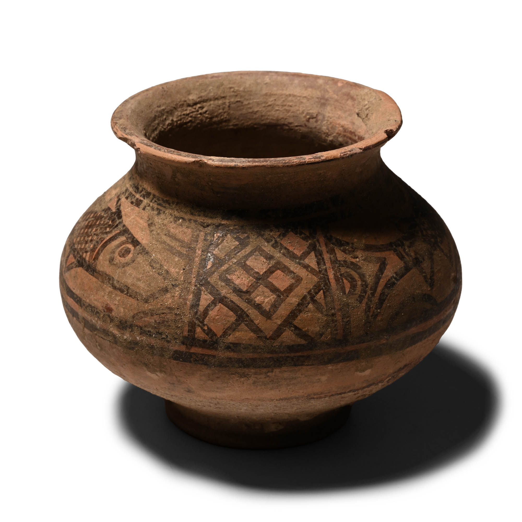 Indus Valley Mehrgarh Terracotta Vessel with Fish