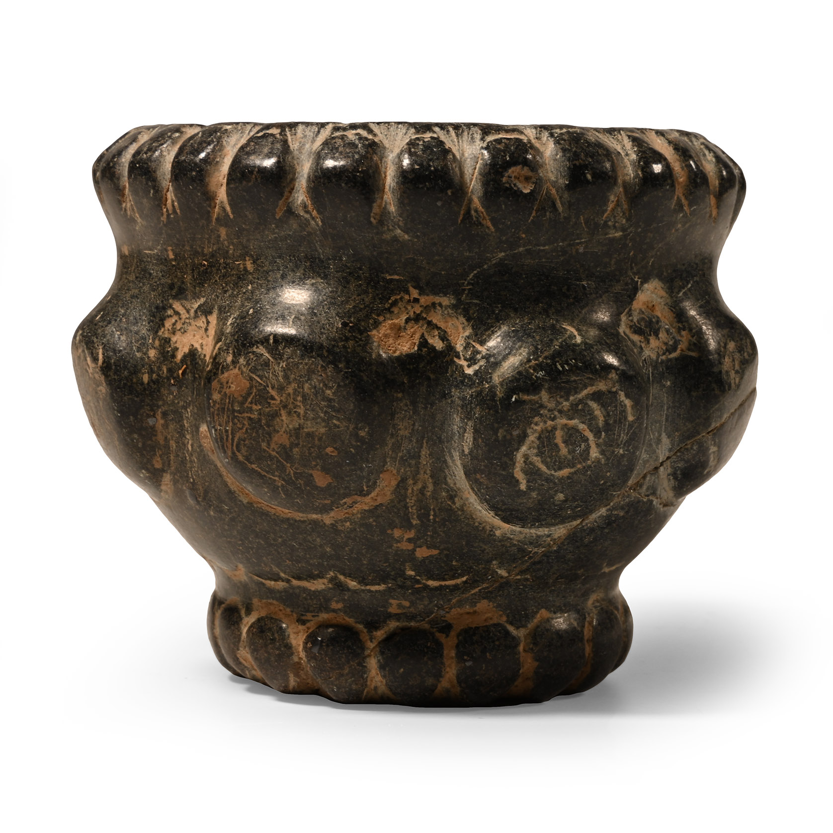 Western Asiatic Polished Steatite Offering Bowl