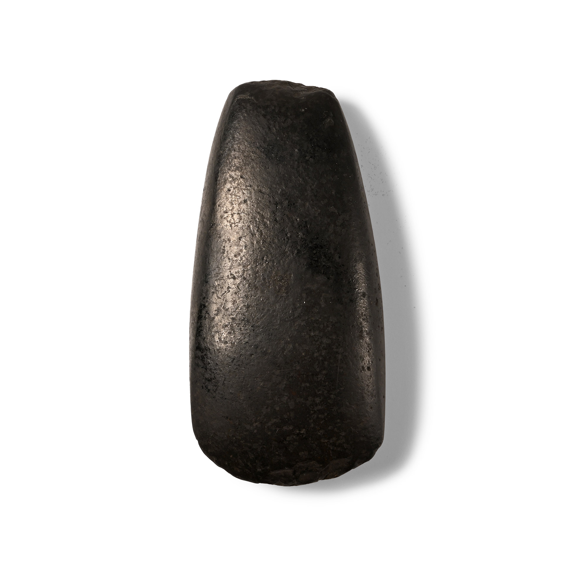 Stone Age Polished Black Stone Axehead