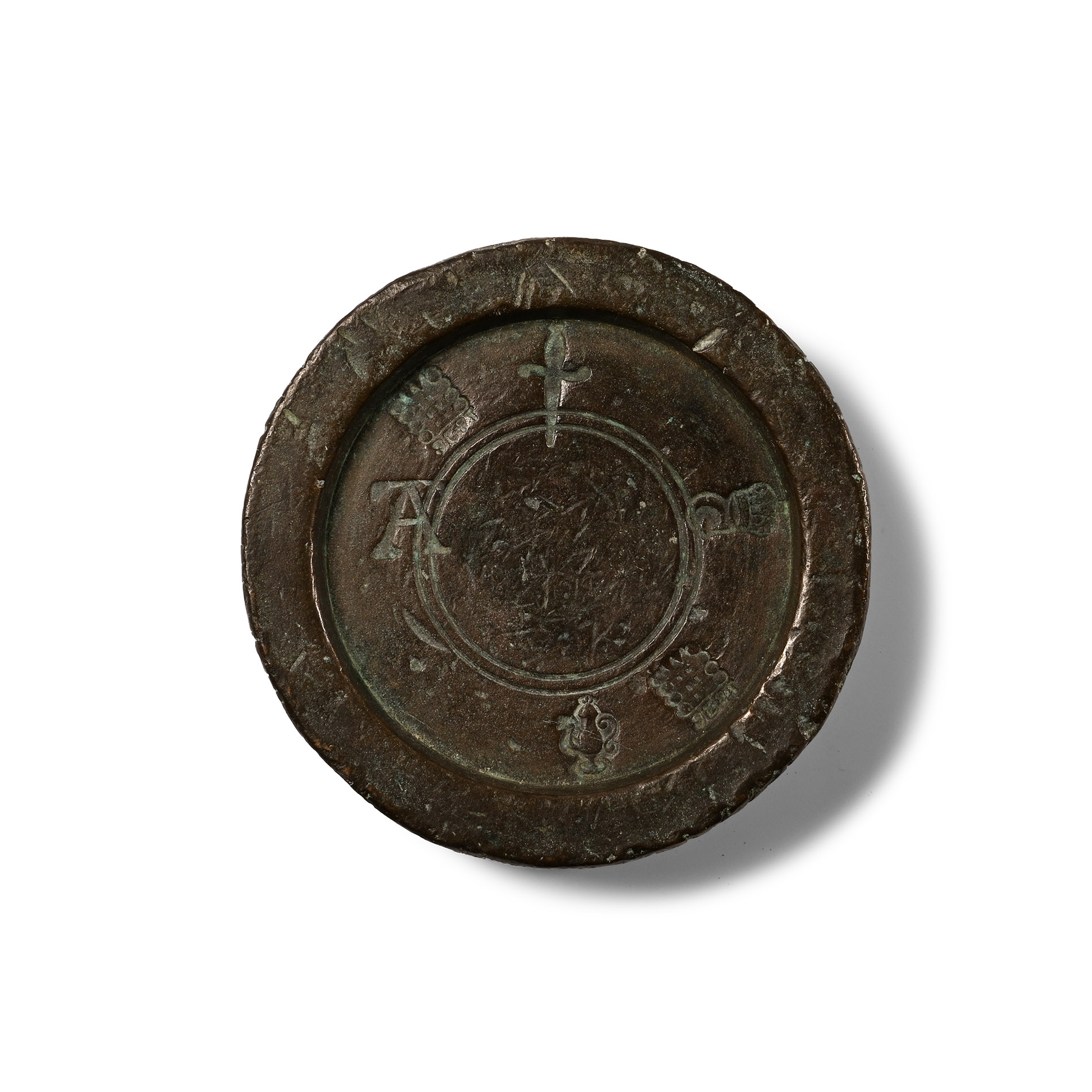 Large Georgian Bronze Trade Weight