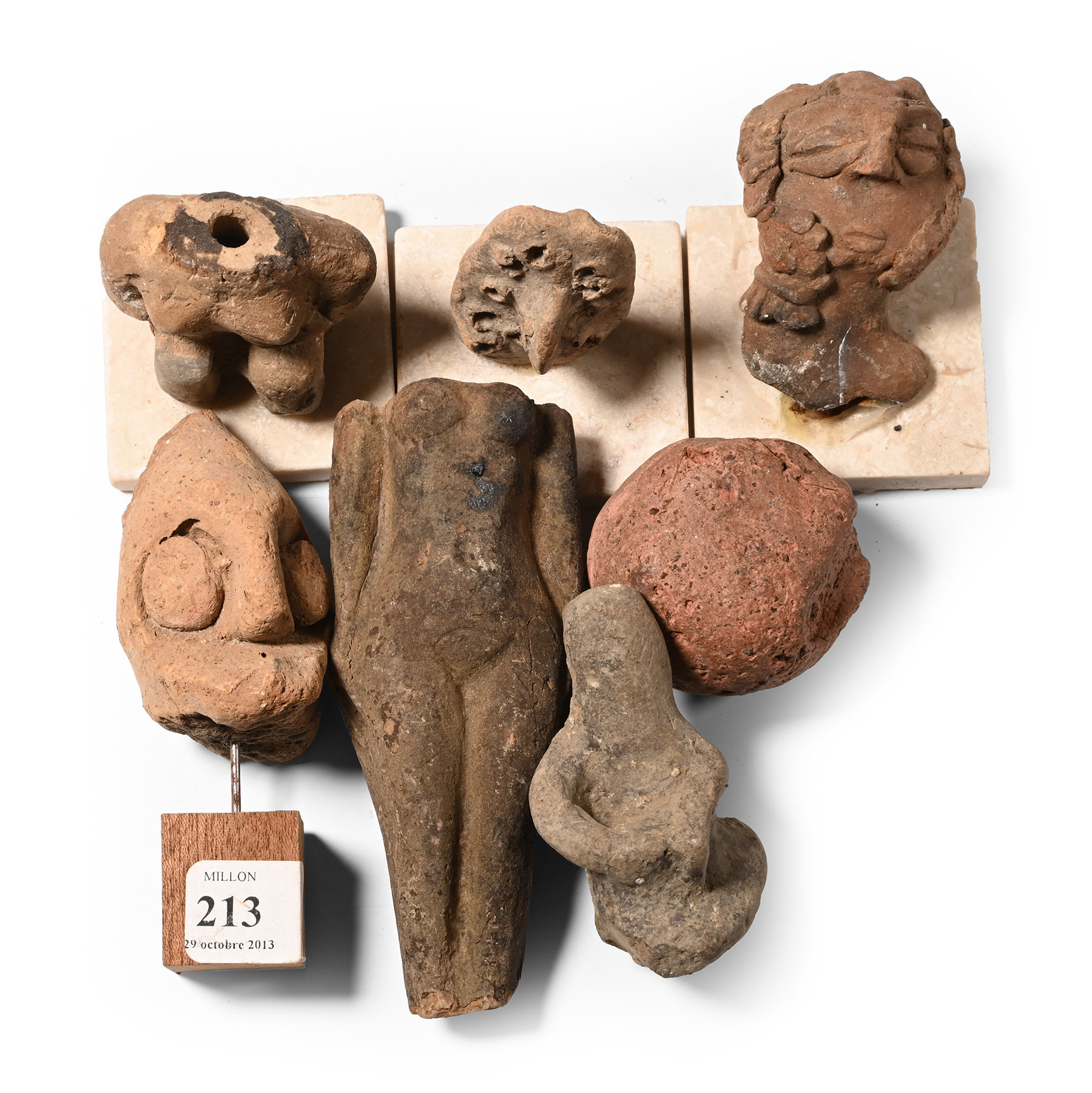 Western Asiatic and Other Terracotta Idol Fragment Group