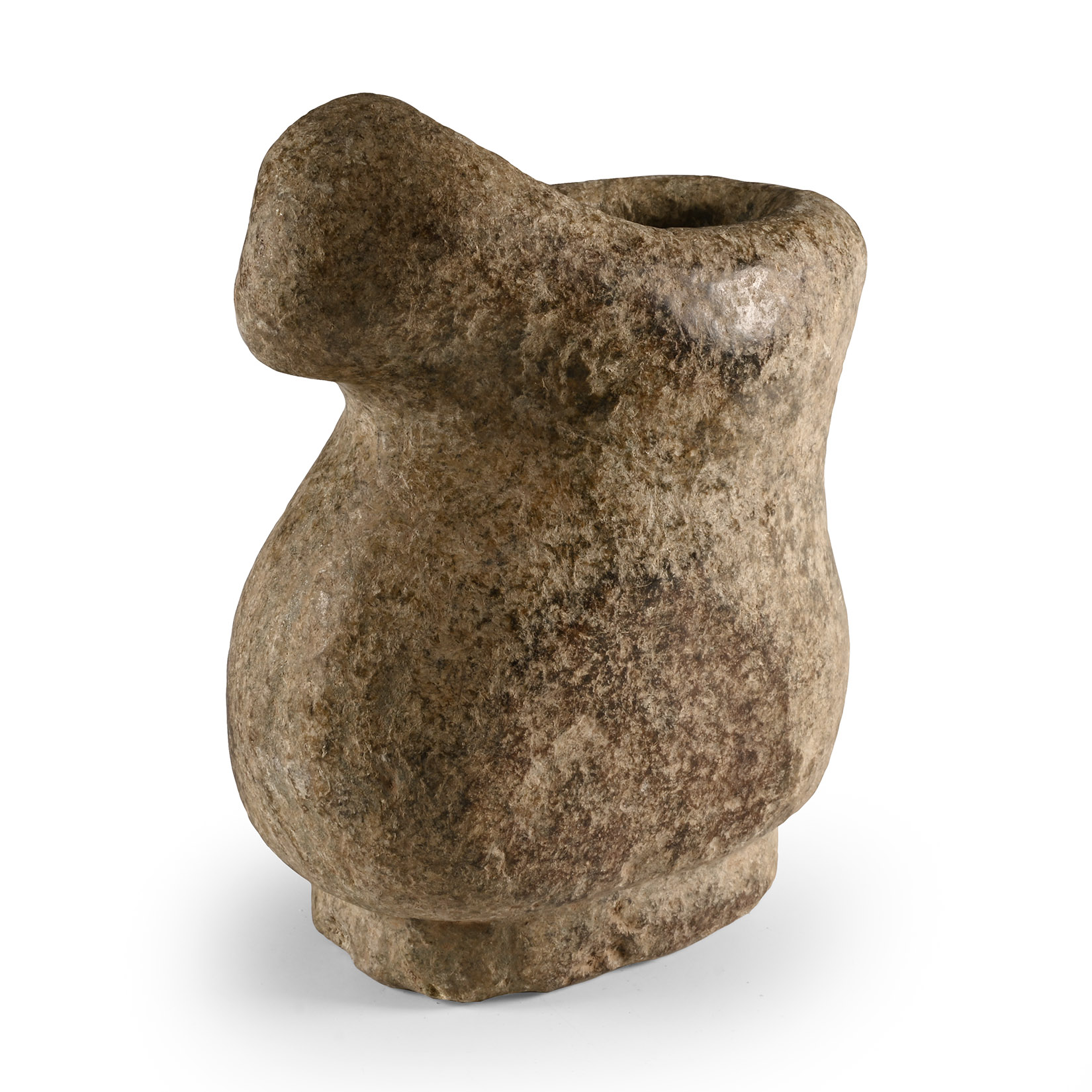 South East Asian Stone Offering Vessel