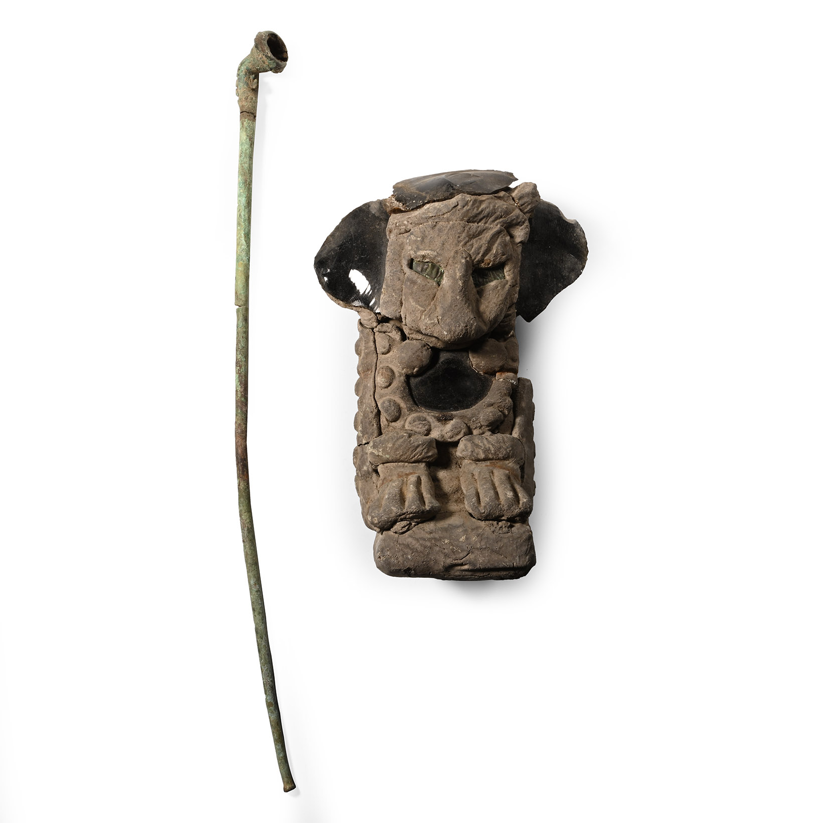 Mixed Bronze and Terracotta Artefact Group