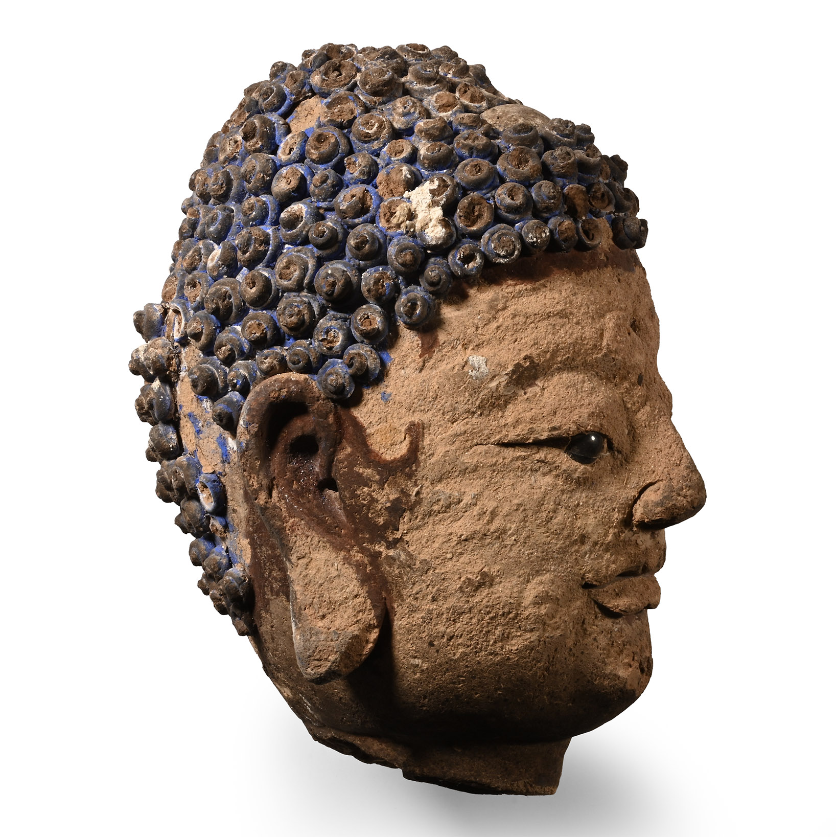 South East Asian Terracotta Head