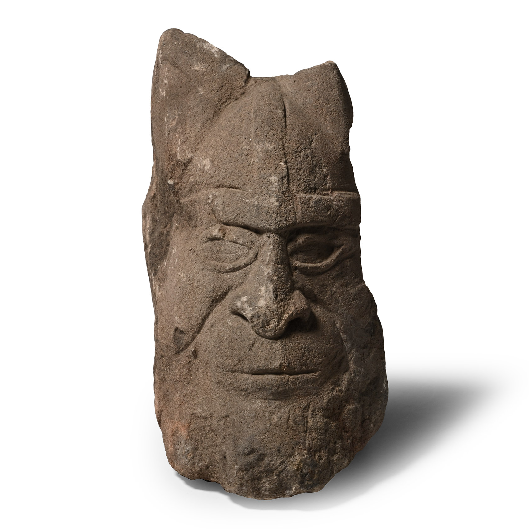 Medieval Sandstone Head