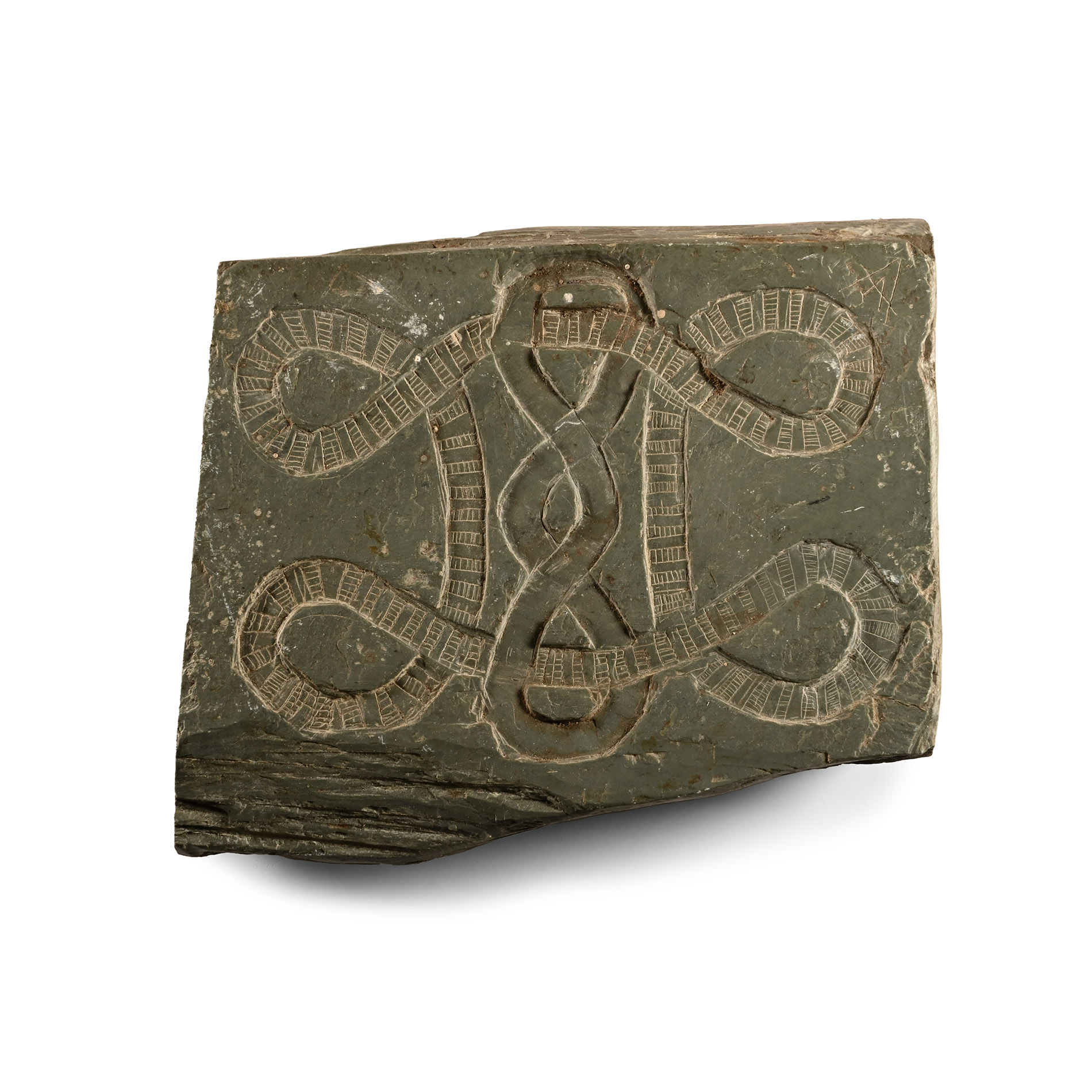 Viking Period Carved Stone Frieze Fragment