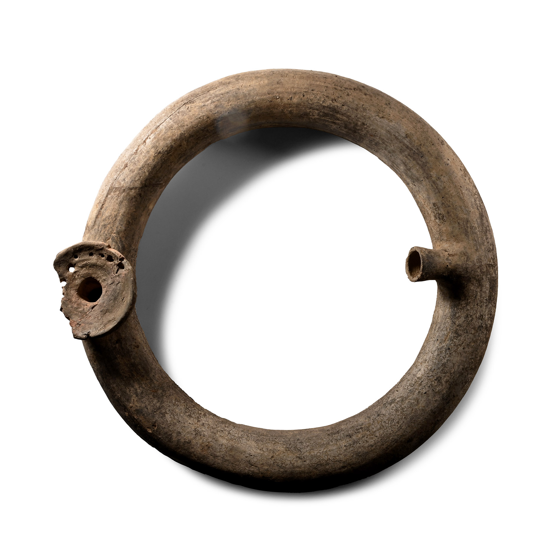 Cypriot Terracotta Circular Vessel