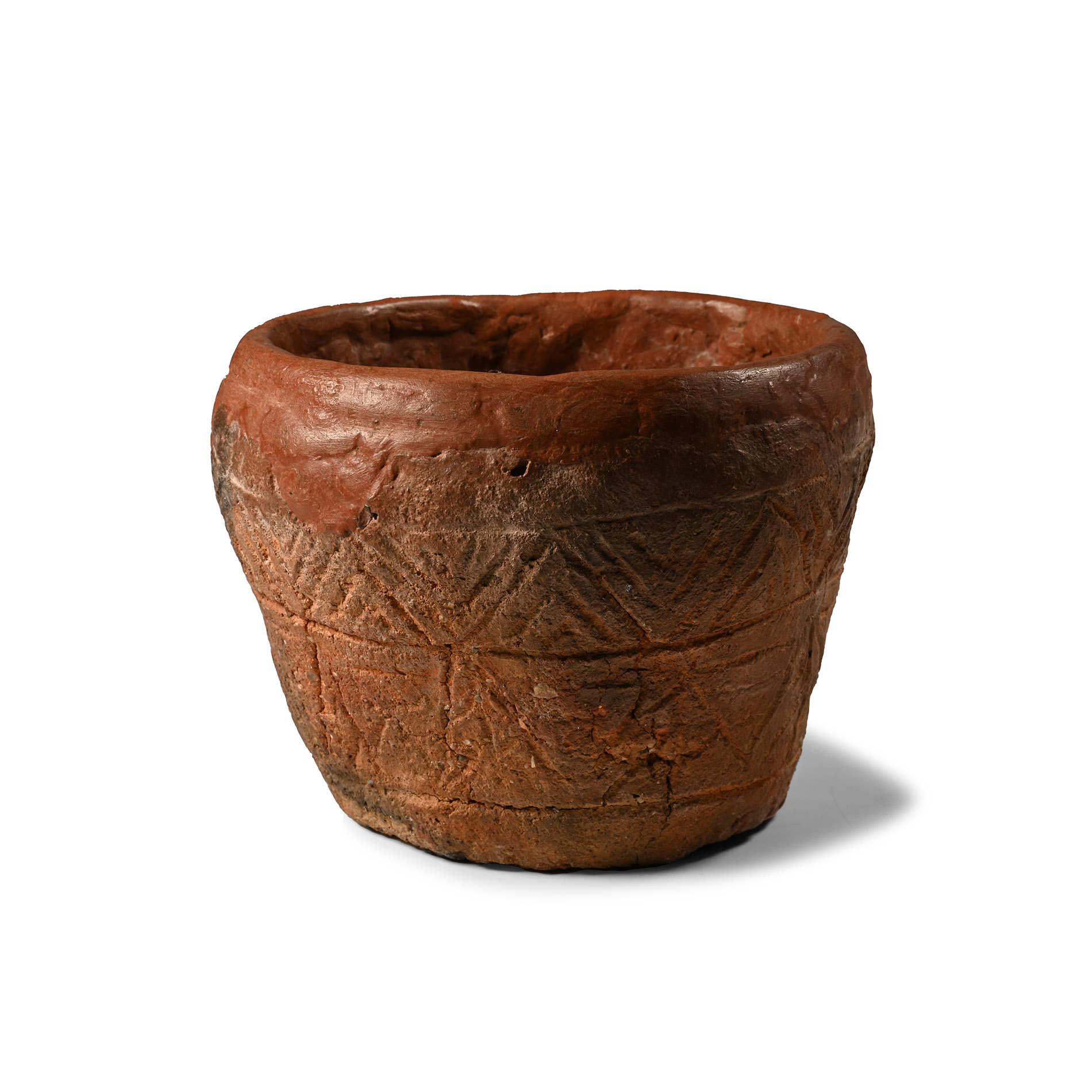 Stone Age 'Cranborne Chase' Terracotta Barrow Burial Vessel