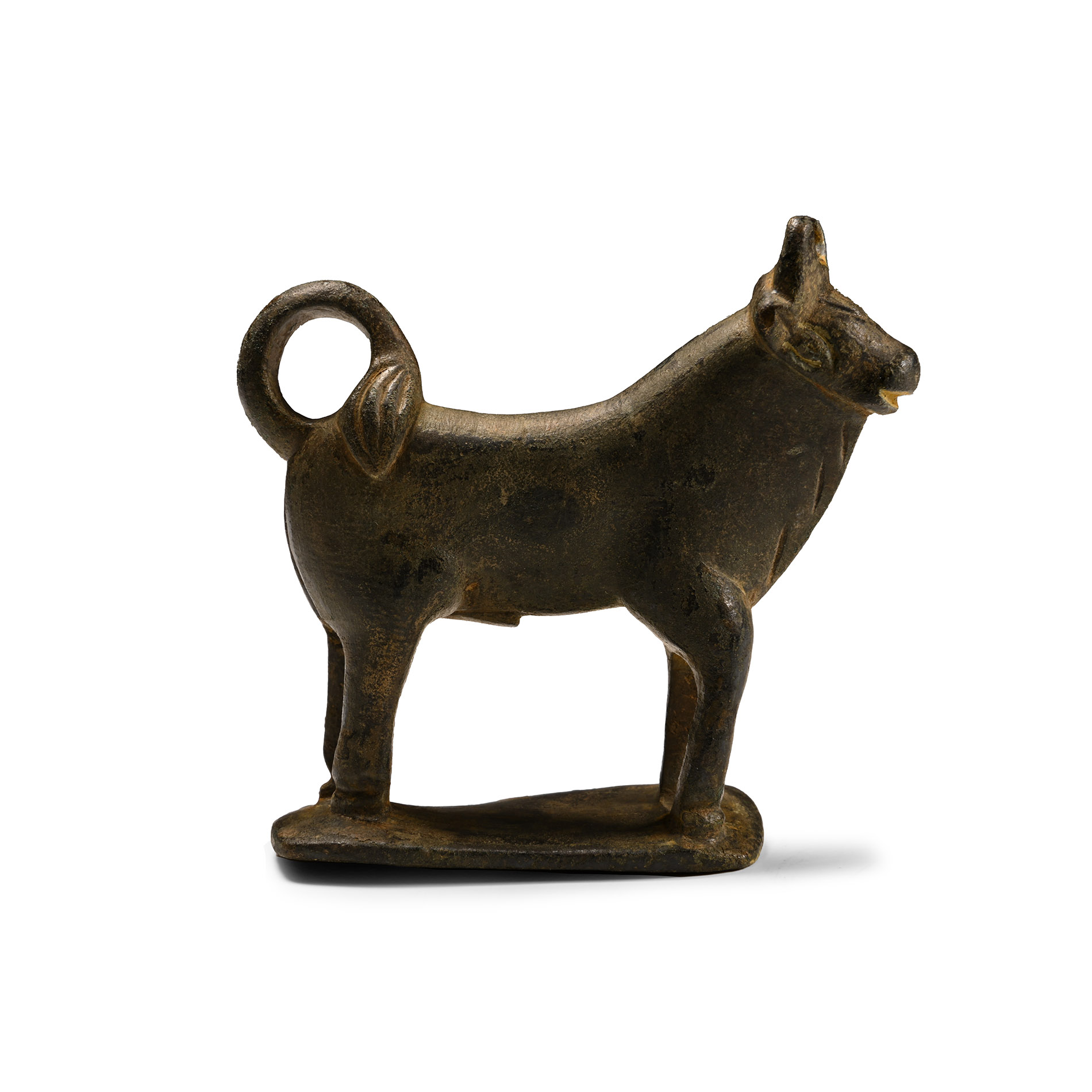 Roman Bronze Statuette of a Bull