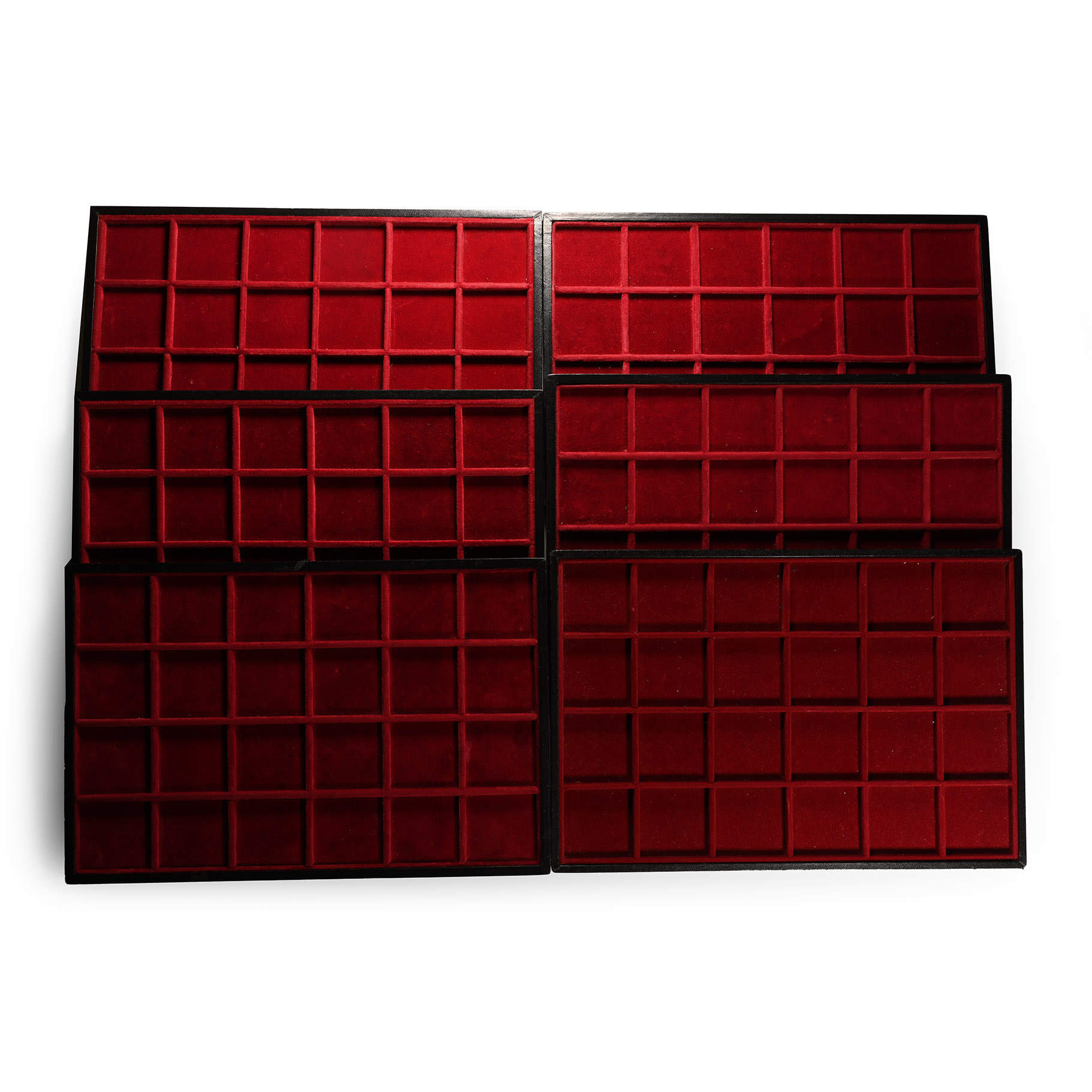 Collector's Velvet Abafil Tray Group