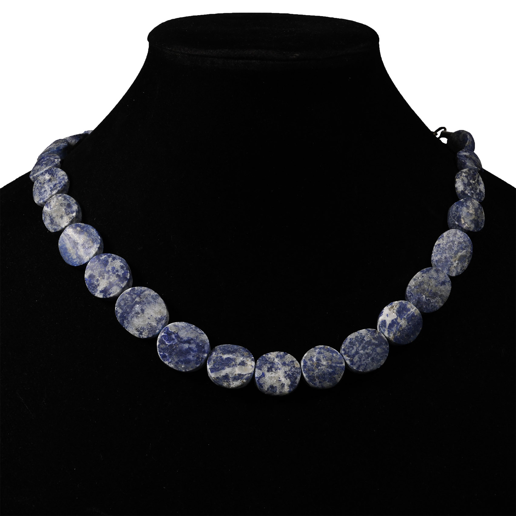 Bactrian Style Lapis Lazuli Large Bead Necklace