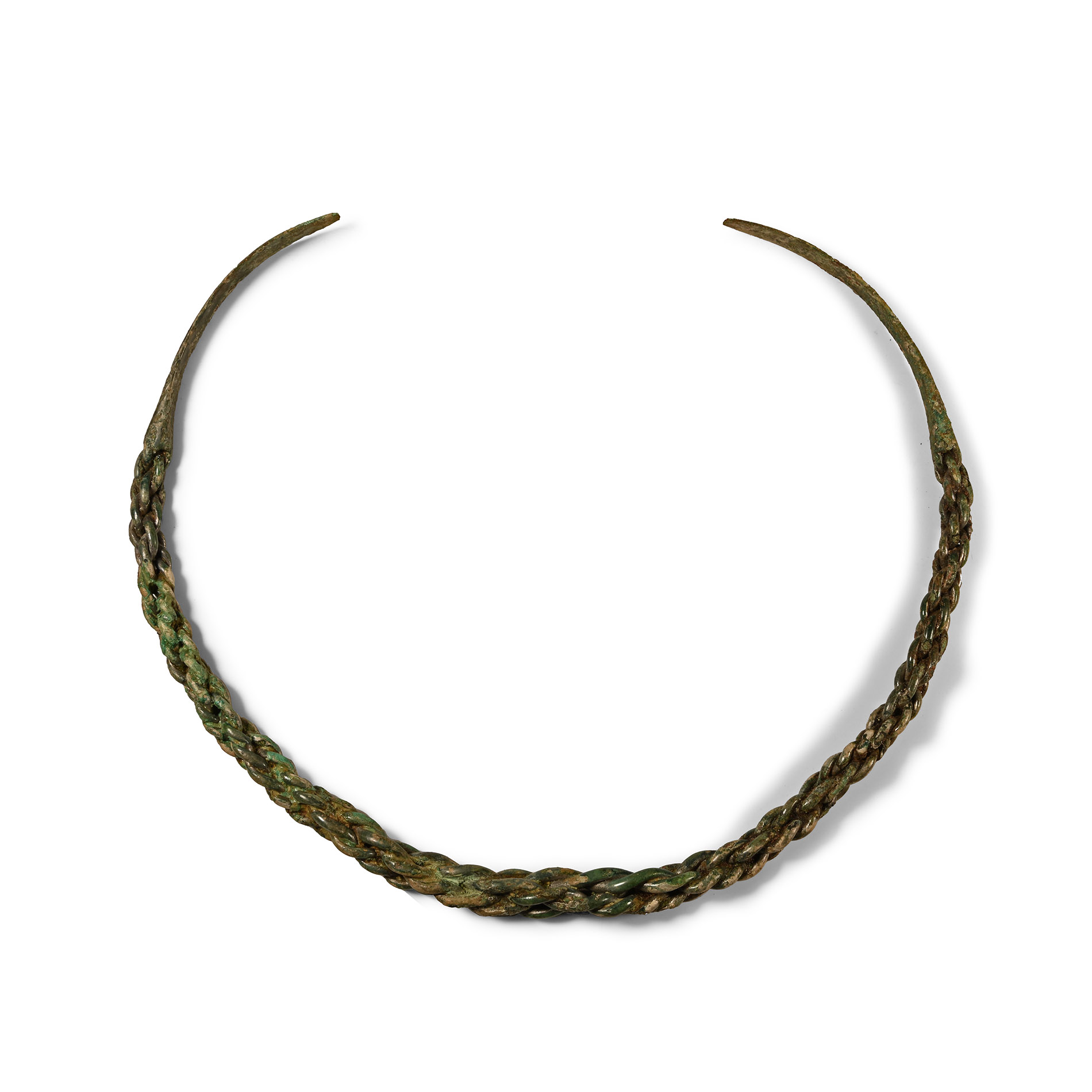 Viking Age Bronze Plaited Neck Torc