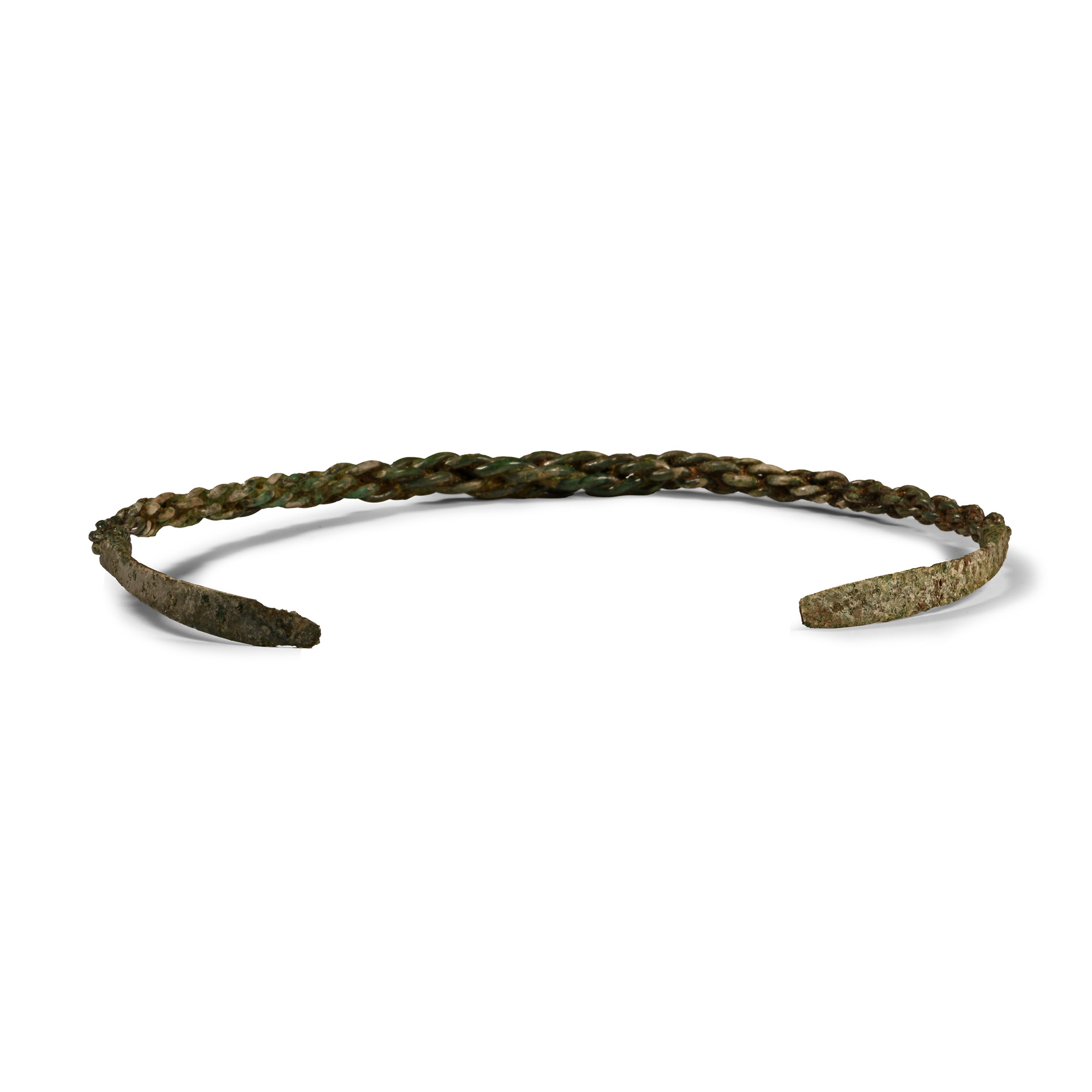 Viking Age Bronze Plaited Neck Torc