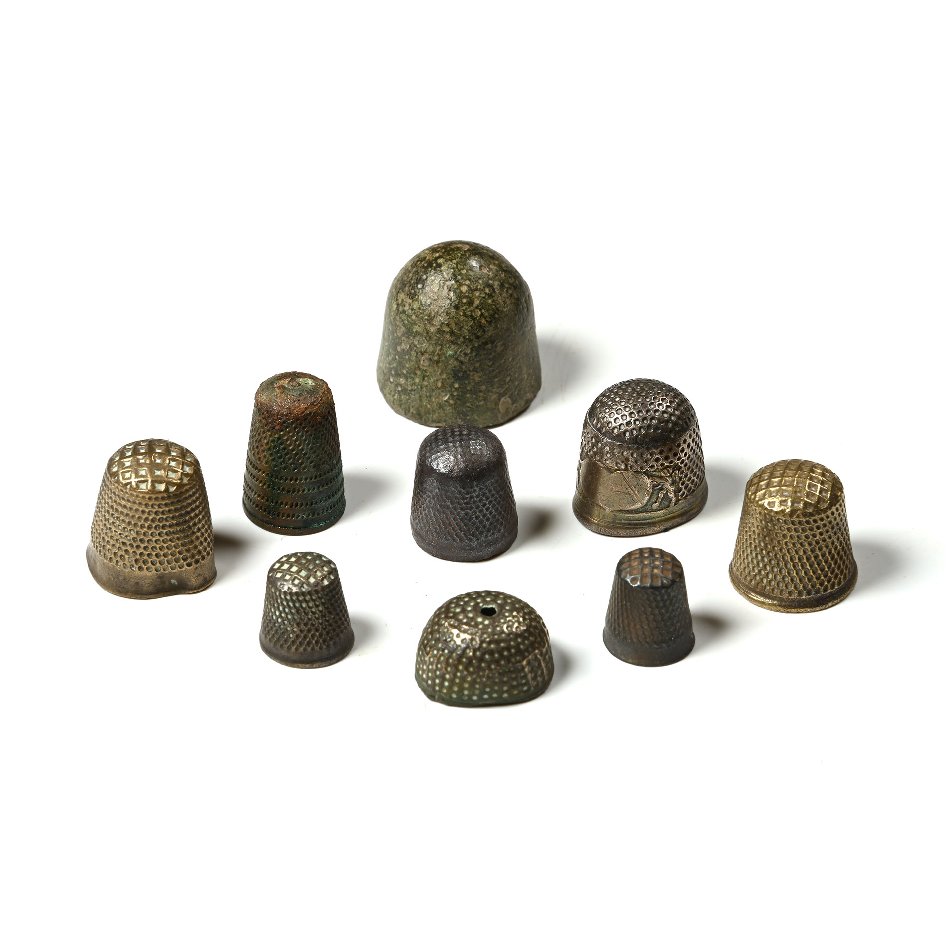 Medieval and Later Bronze Thimble Group