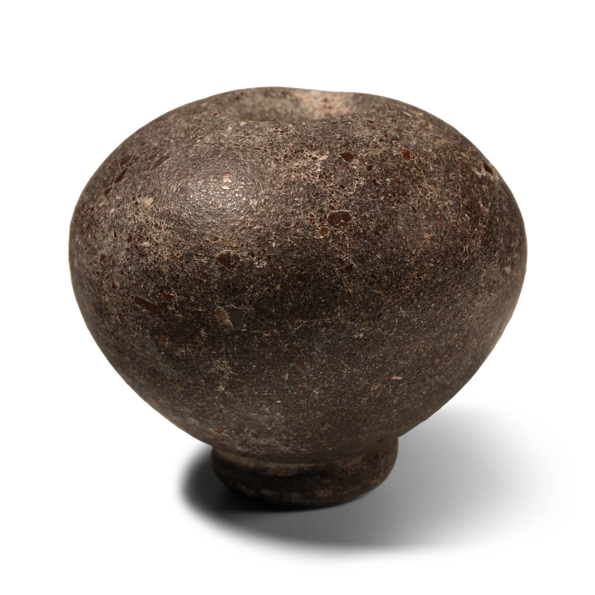 Western Asiatic Grey Stone Mace Head