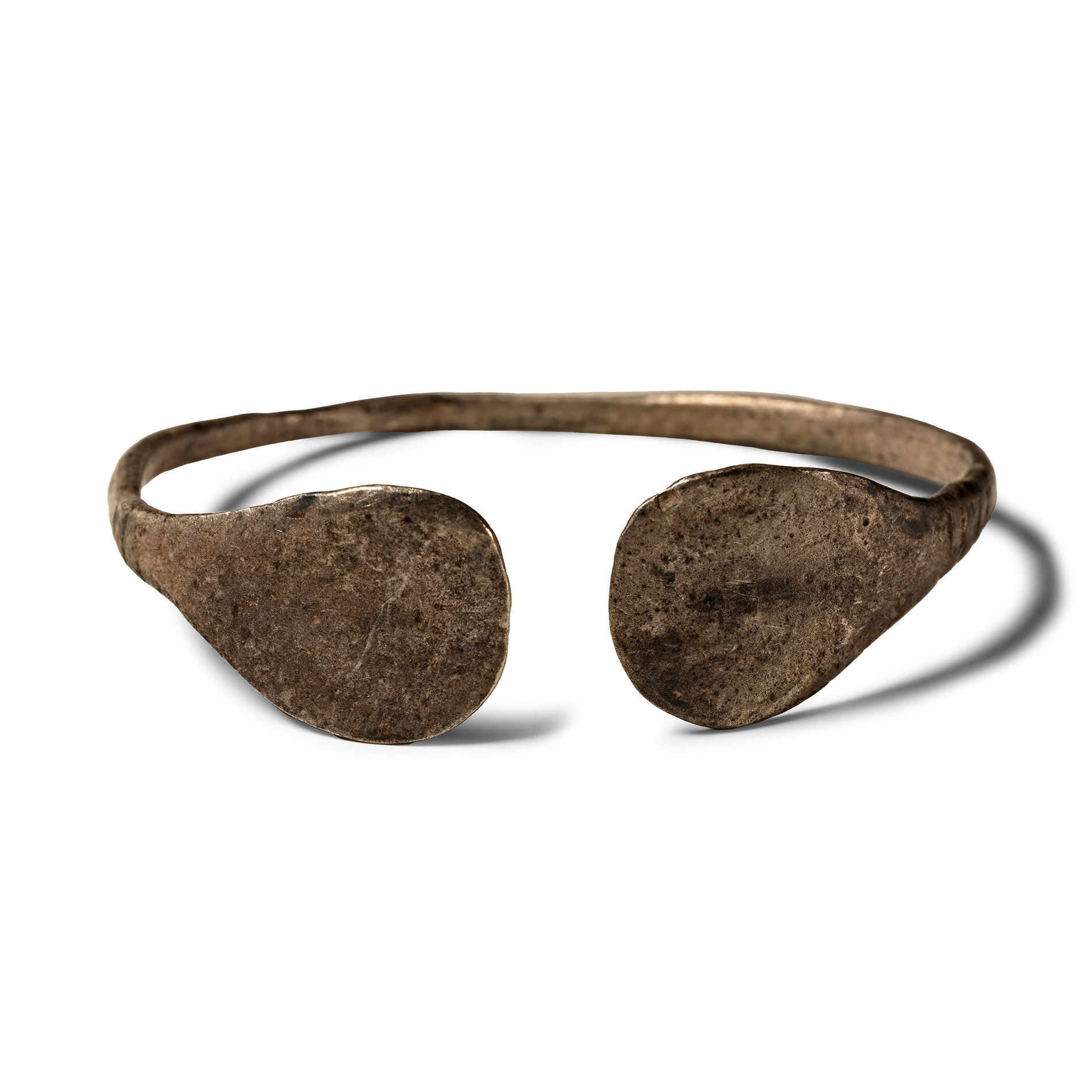 Viking Age Silver Bracelet with Splayed Terminals