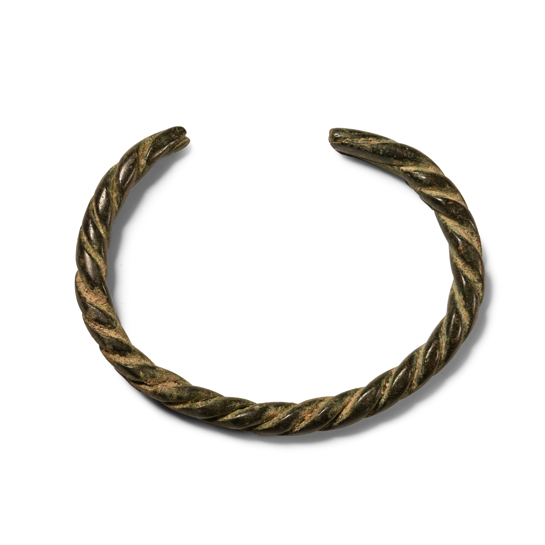 Viking Age Twisted Bronze Bracelet