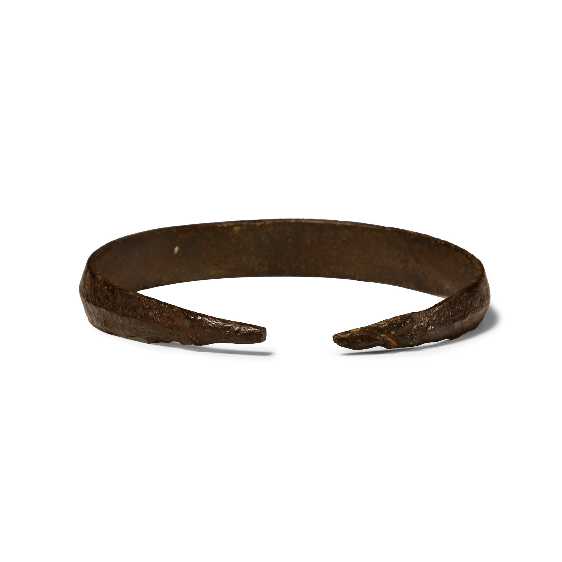 Viking Age Decorated Bronze Bracelet with Animal-Head Terminals