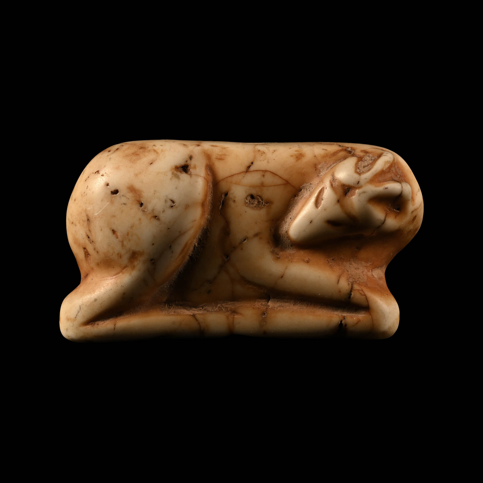 Sumerian Stone Bull Amulet