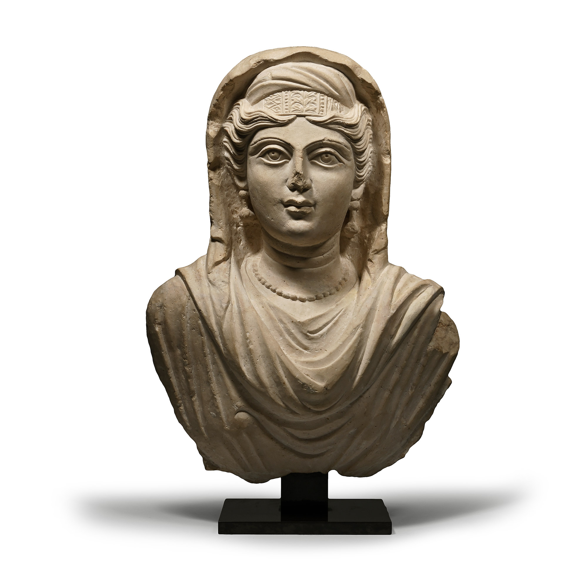 A Fine Life-Sized Eastern Roman Bust of a Wealthy Lady