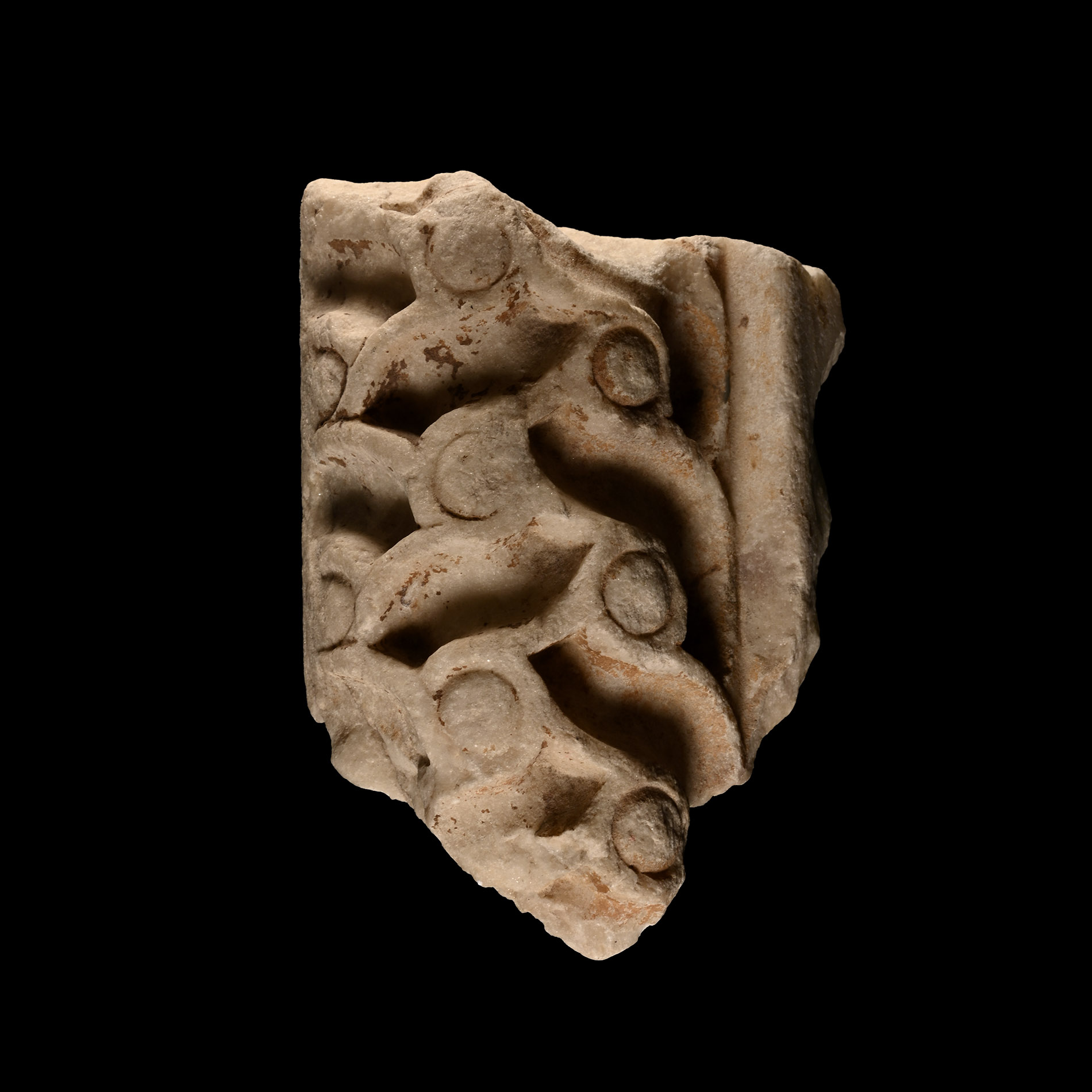 Late Byzantine Marble Decorative Fragment
