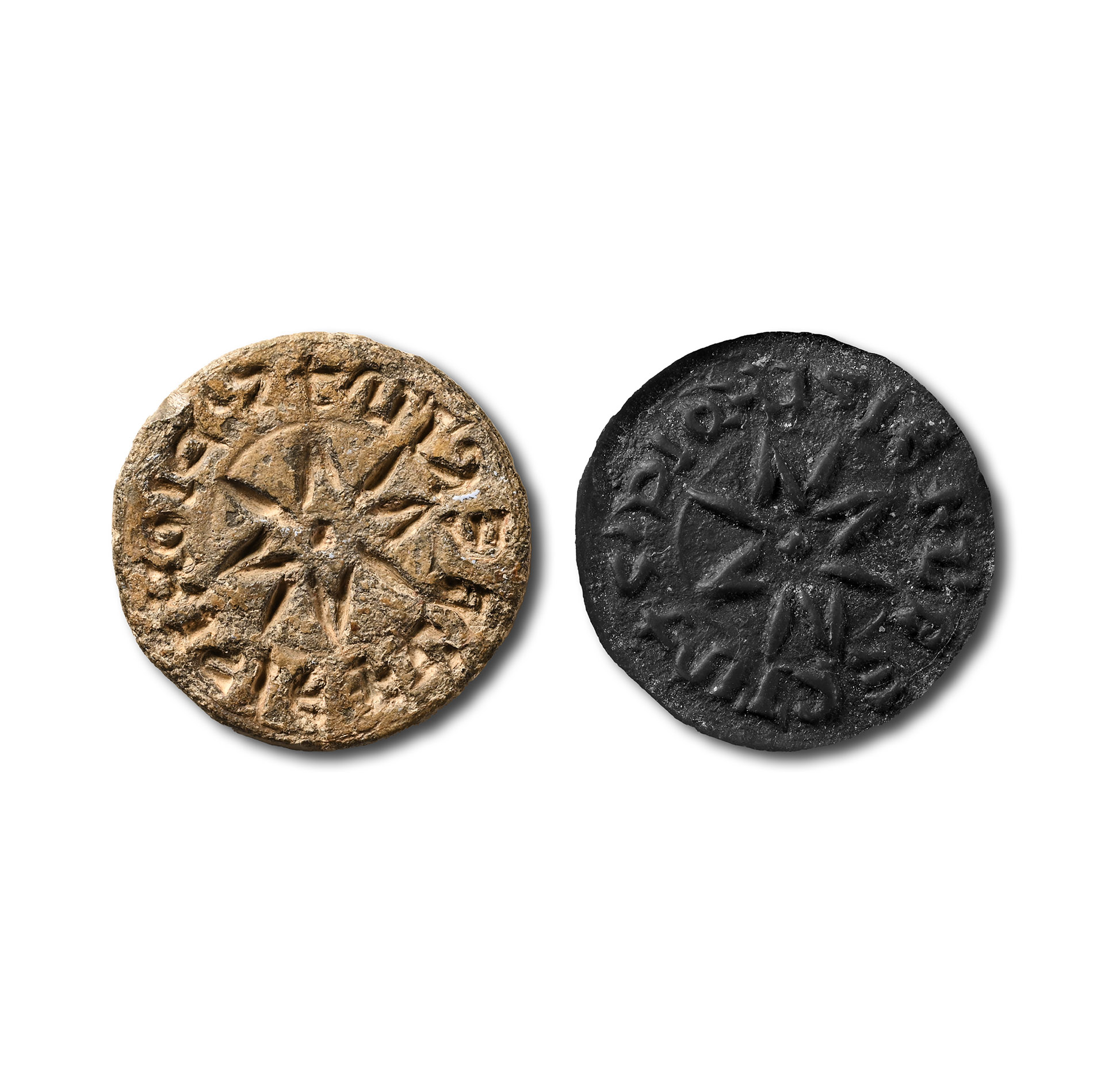 Medieval Personal Lead Seal Matrix of Dennis