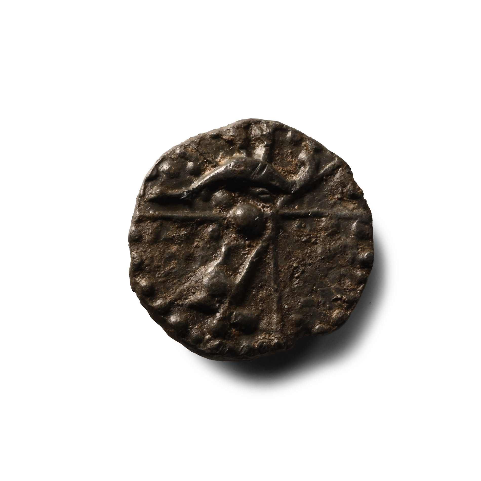 Anglo-Saxon Agnus Dei Type Pewter Brooch
