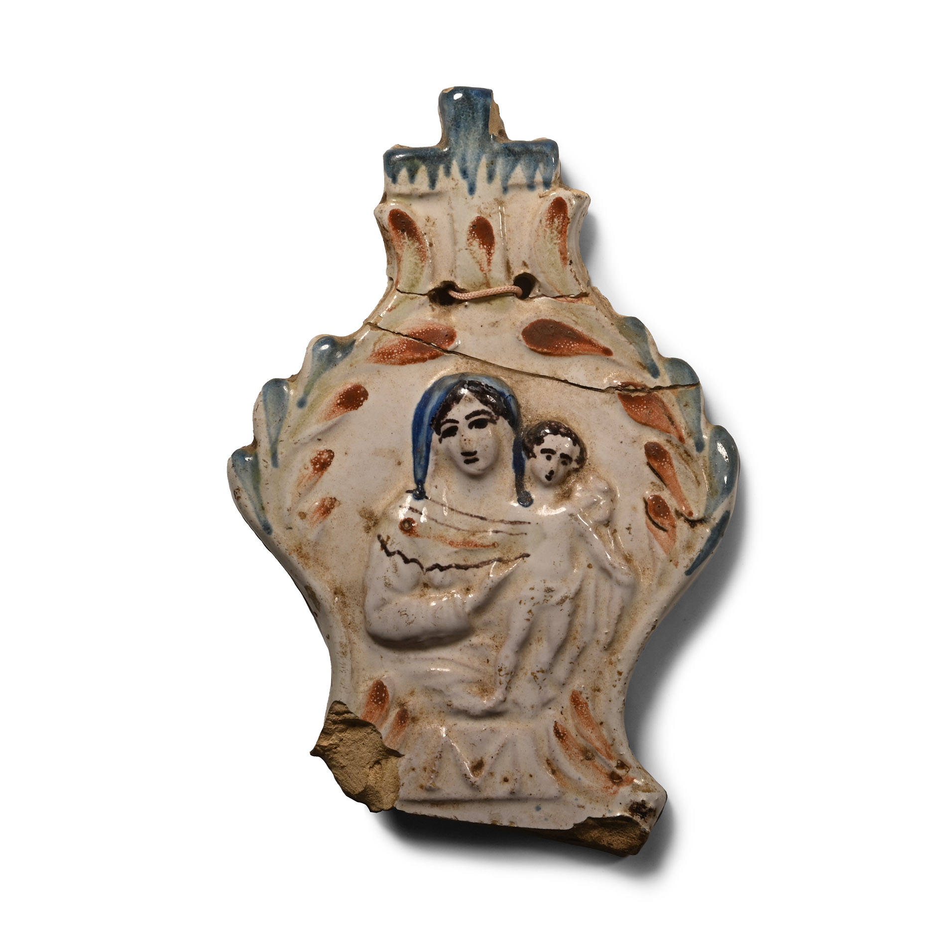 Religious Glazed Plaque