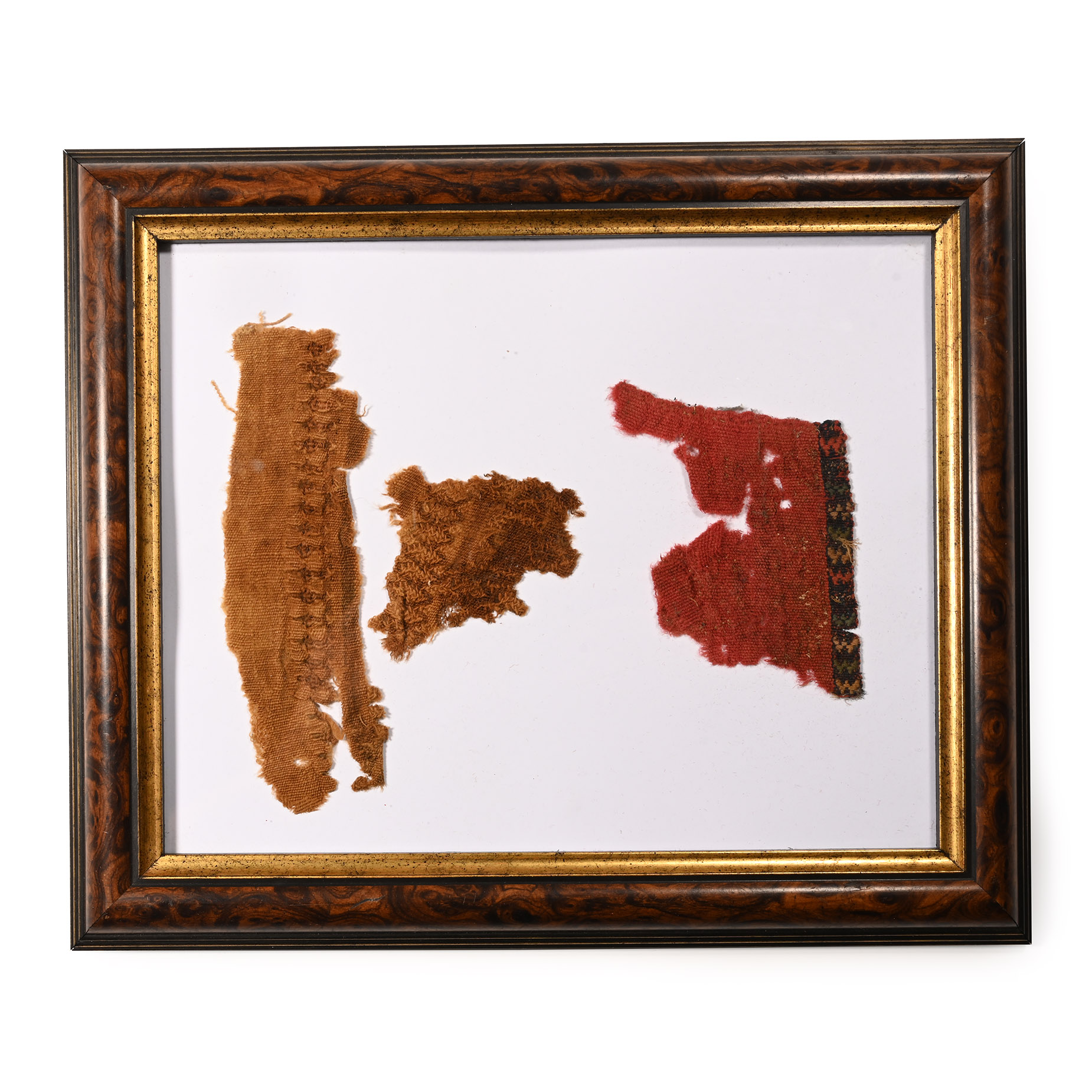 Egyptian Framed Coptic Fabric Collection