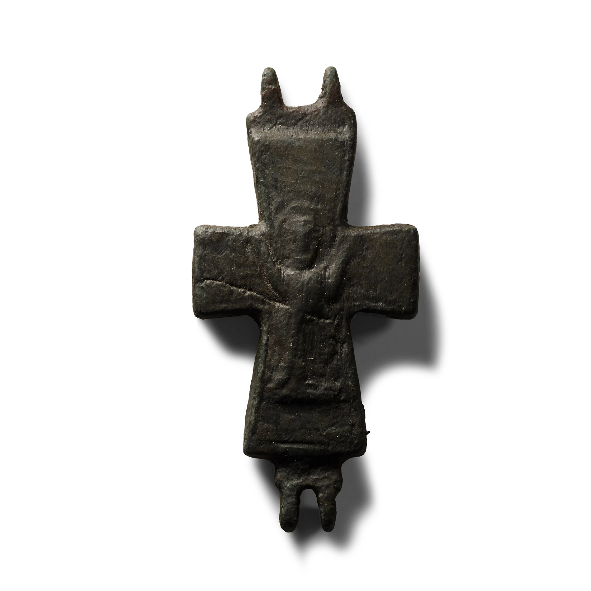Byzantine Reliquary Cross Pendant Plate